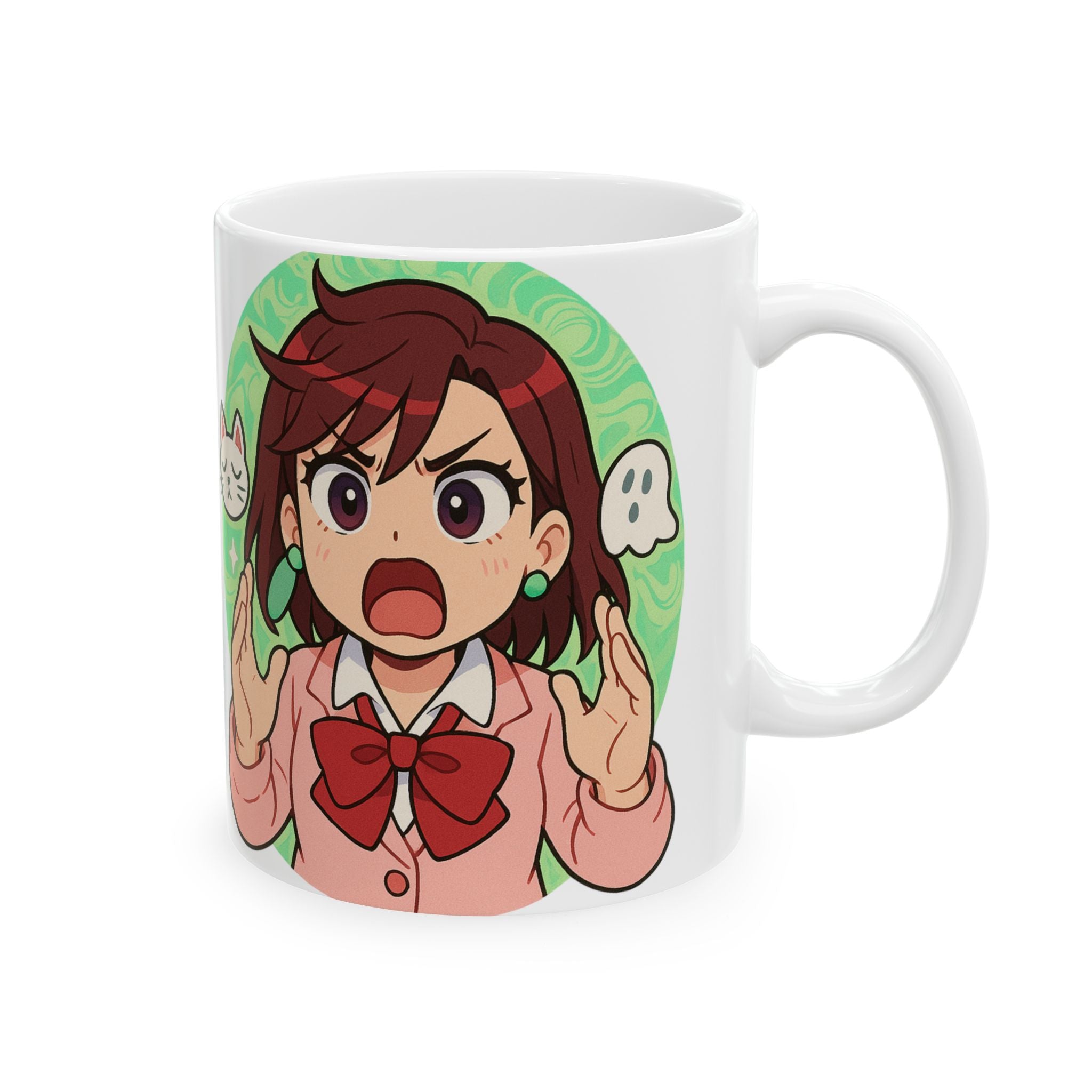 Anime Ceramic Mug, (11oz, 15oz)