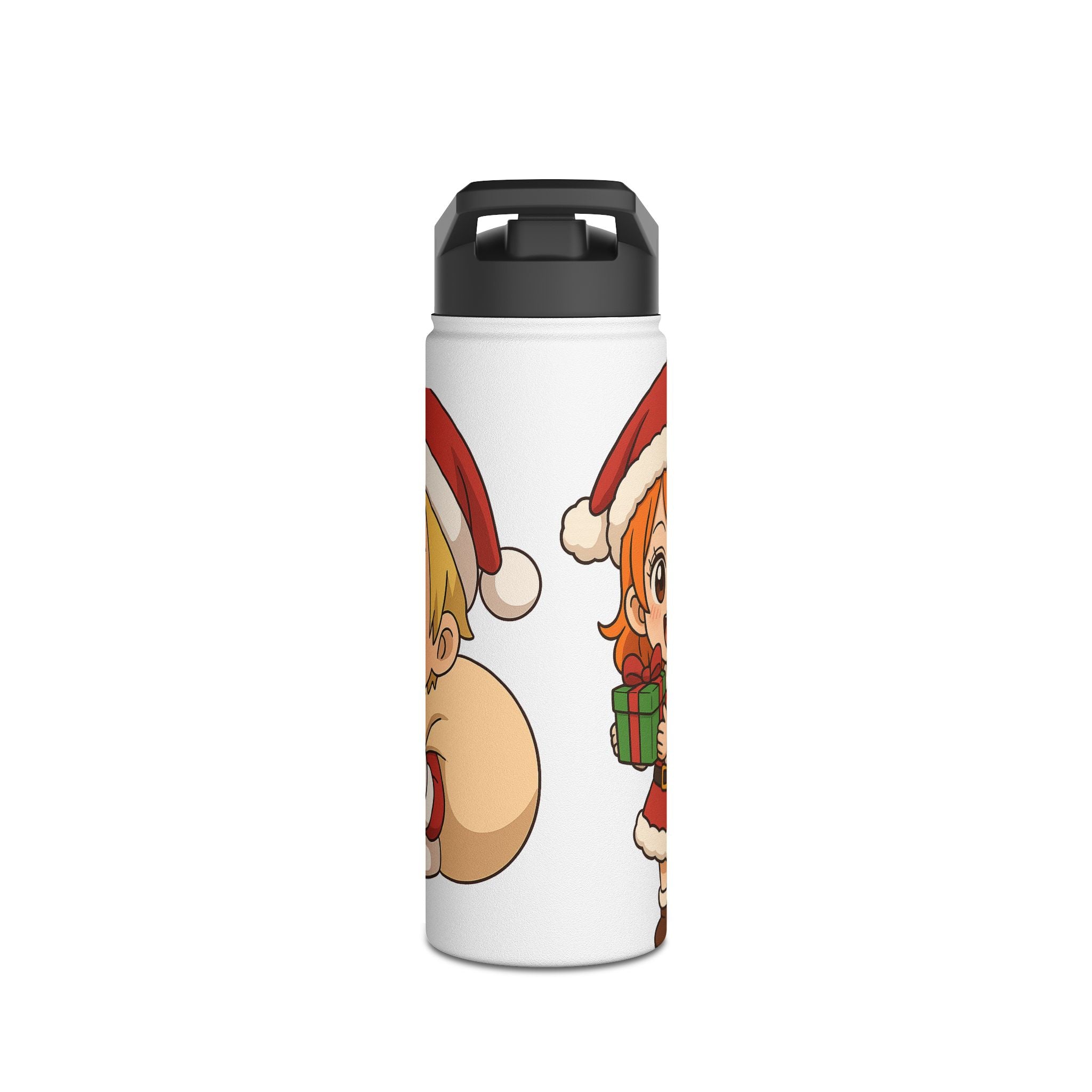 One Piece Anime Stainless Steel Water Bottle, Standard Lid ( Solo Leveling)