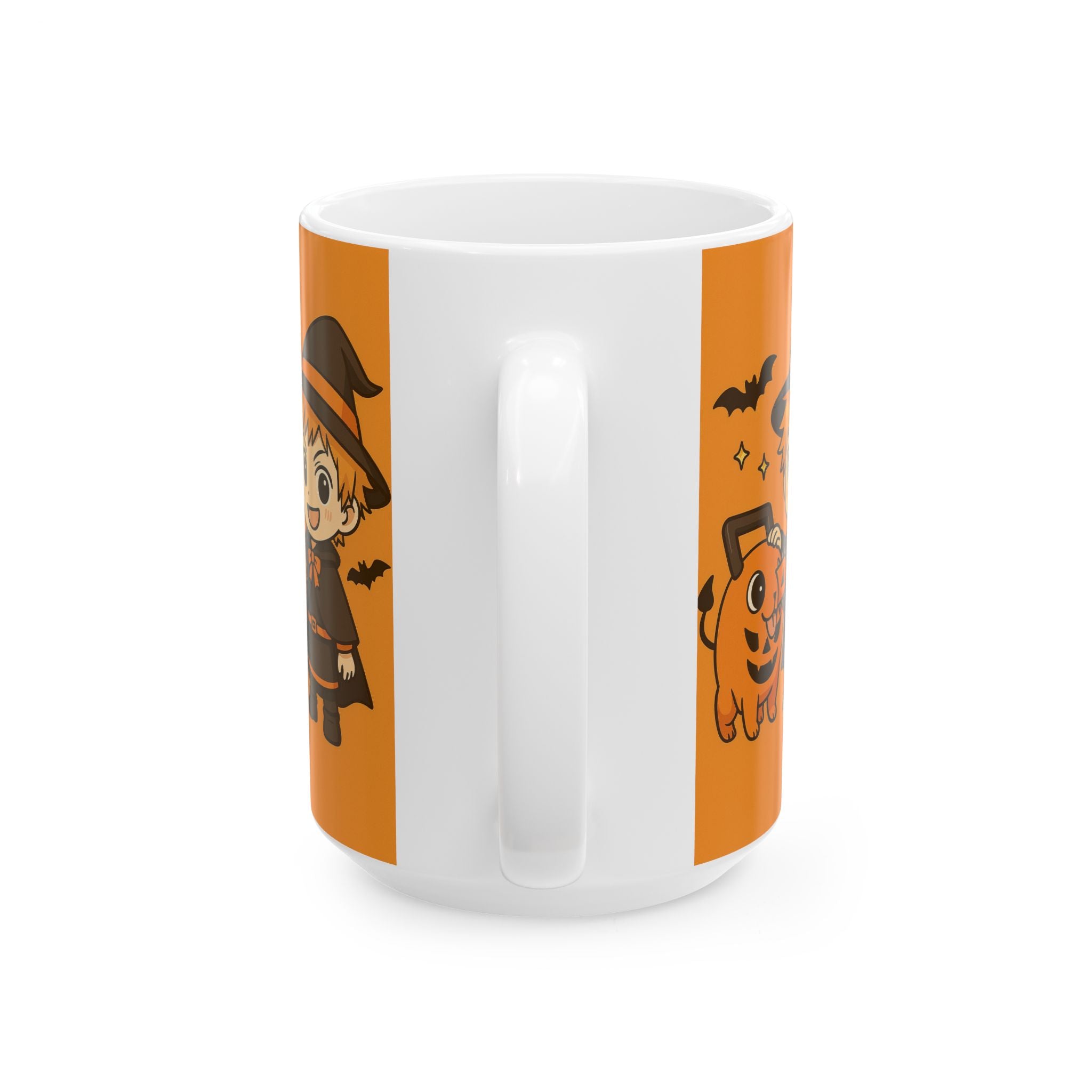 Chainsaw Man Halloween Anime Halloween Ceramic Mug, (11oz, 15oz)