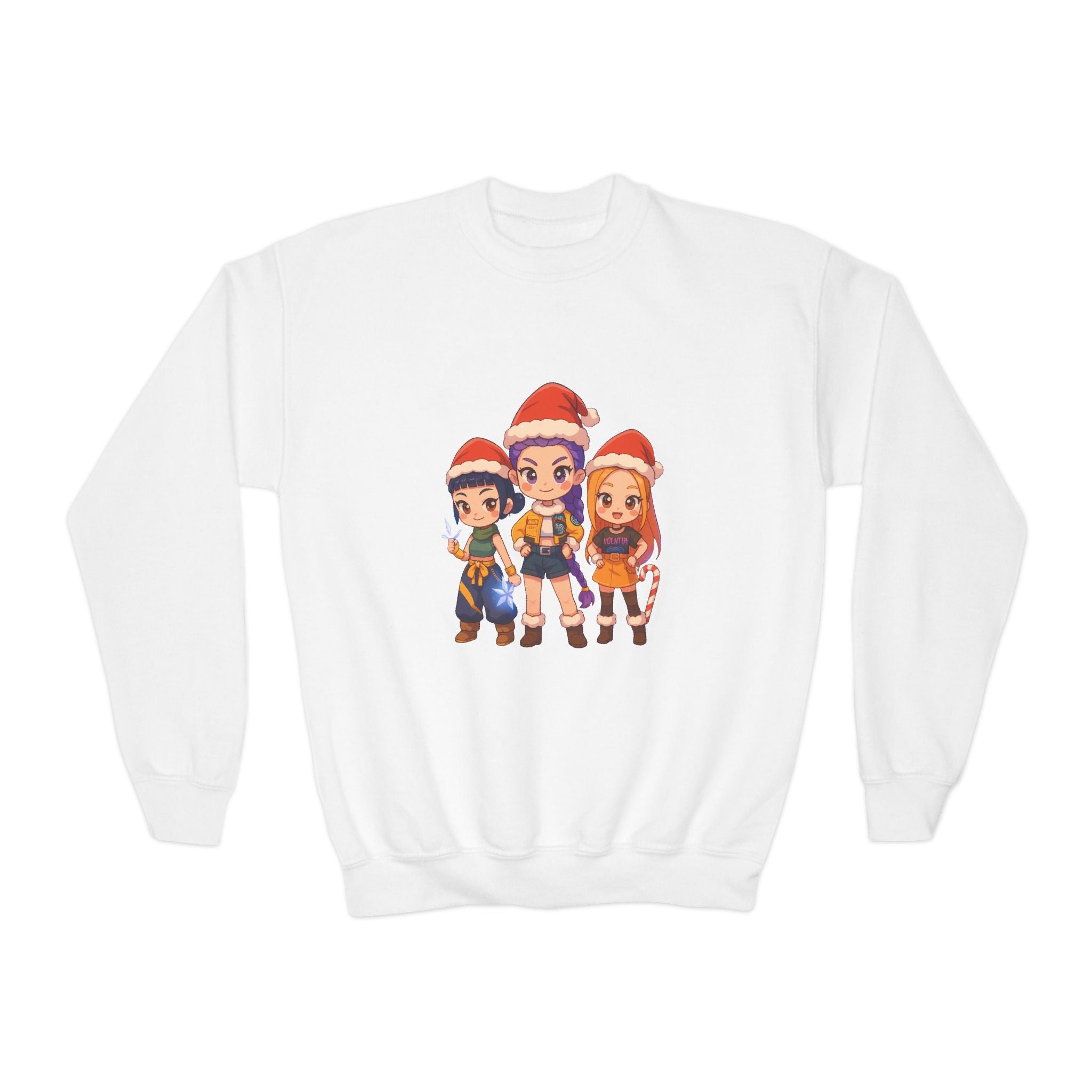 Kpop Demon Hunter Christmas Youth  Sweatshirt