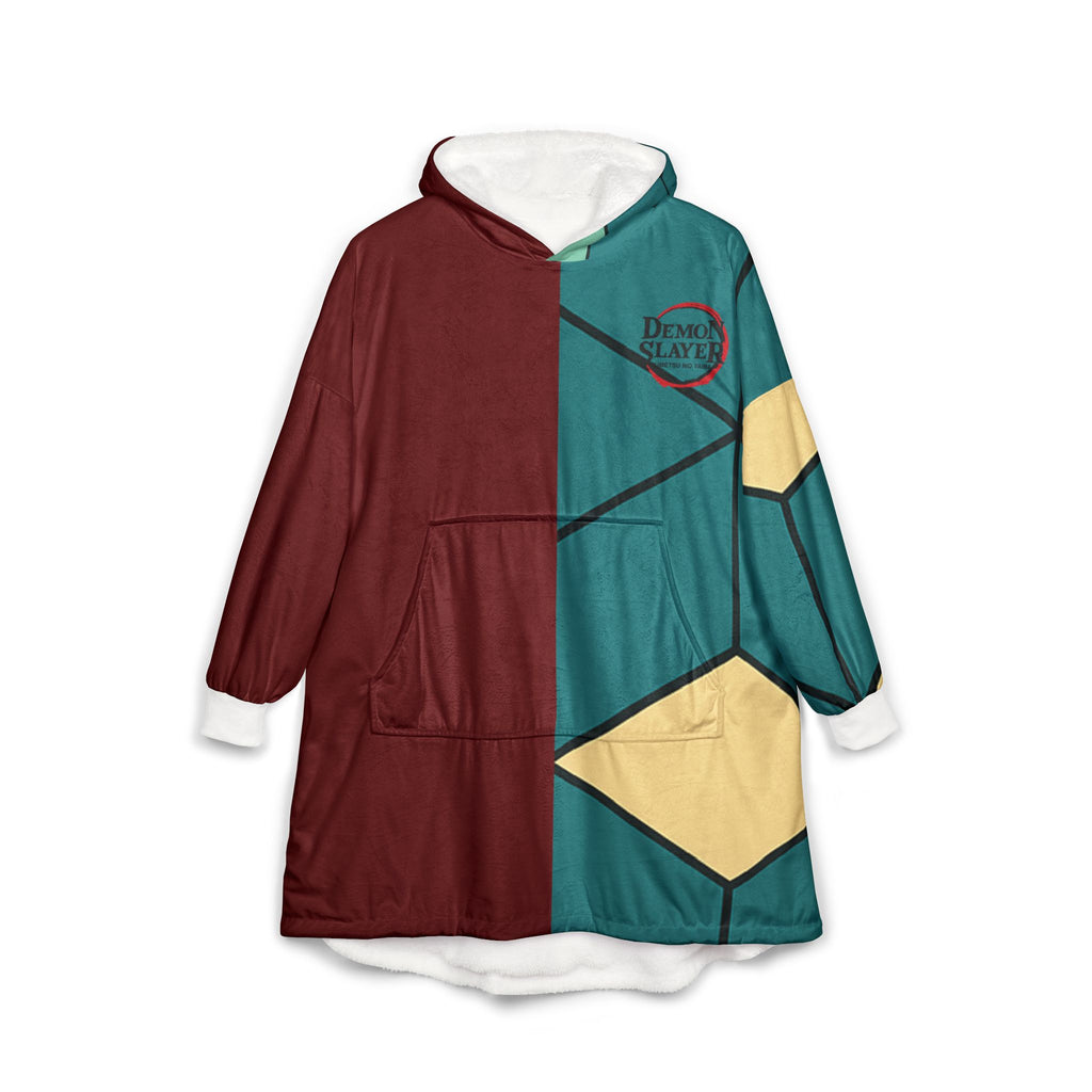 Giyu Demon Slayer Unisex Hooded Blanket