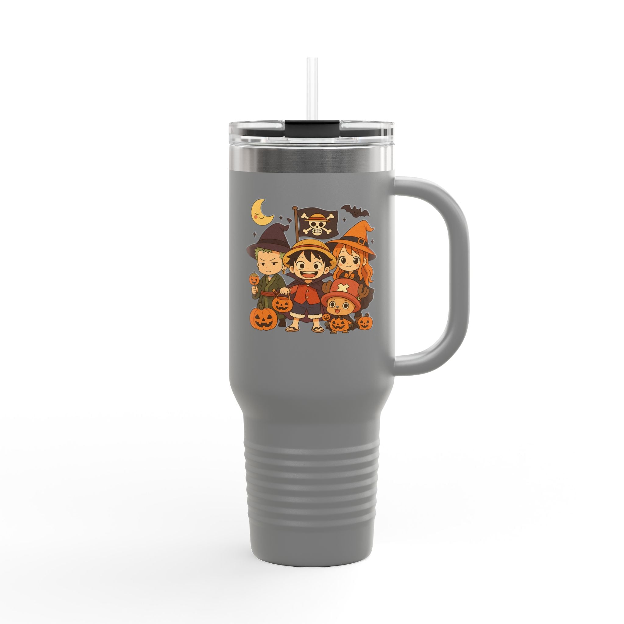 Anime one Piece Halloween Insulated Travel Mug, 40oz