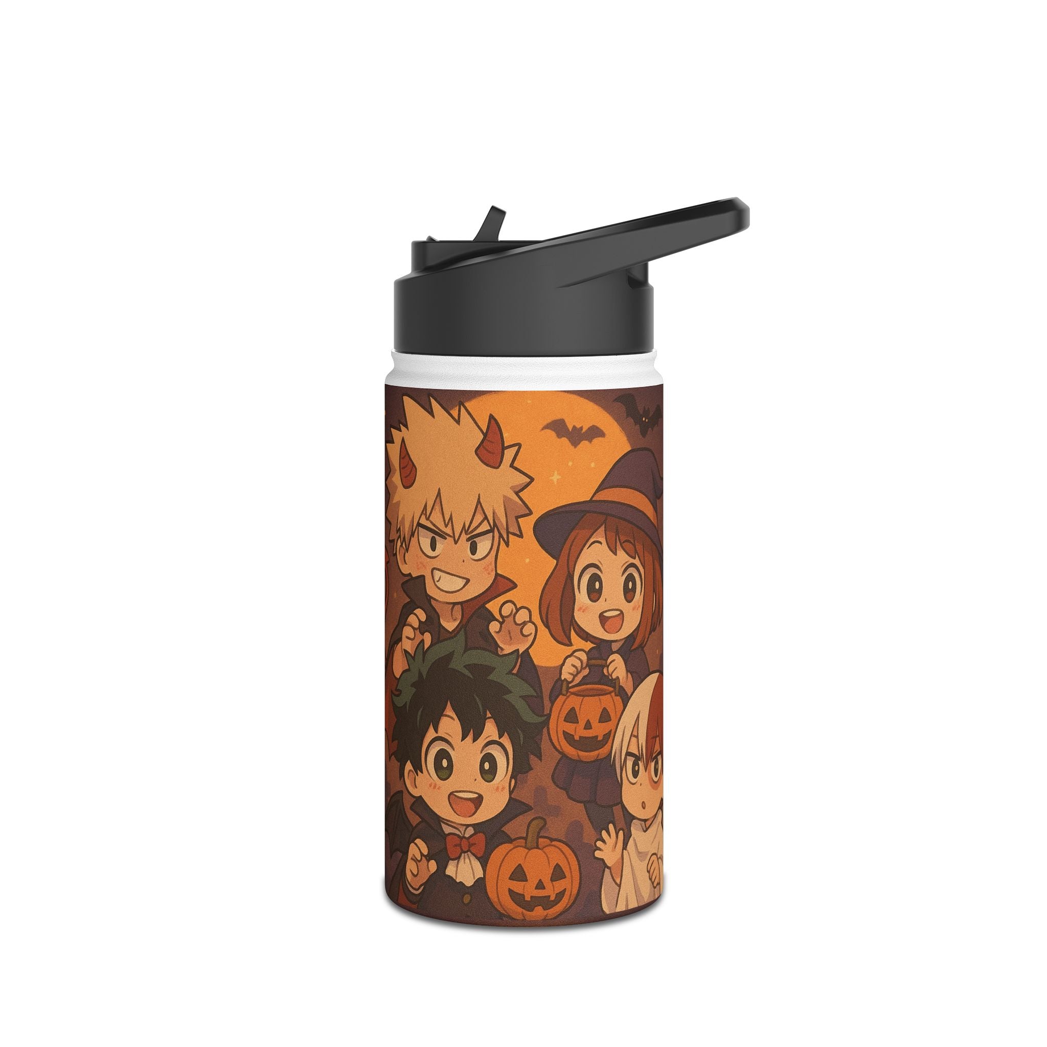 Anime Stainless Steel Water Bottle, Standard Lid