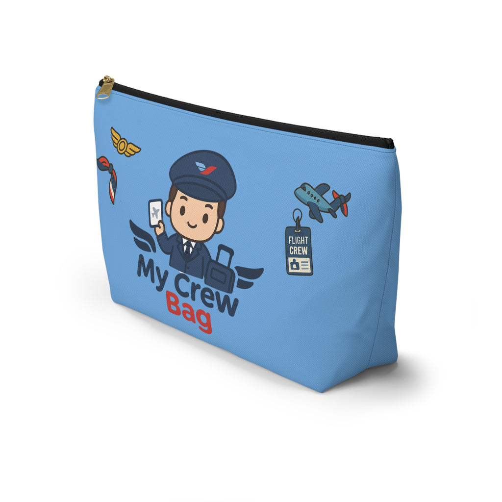 Flight Crew Accessory Pouch w T-bottom