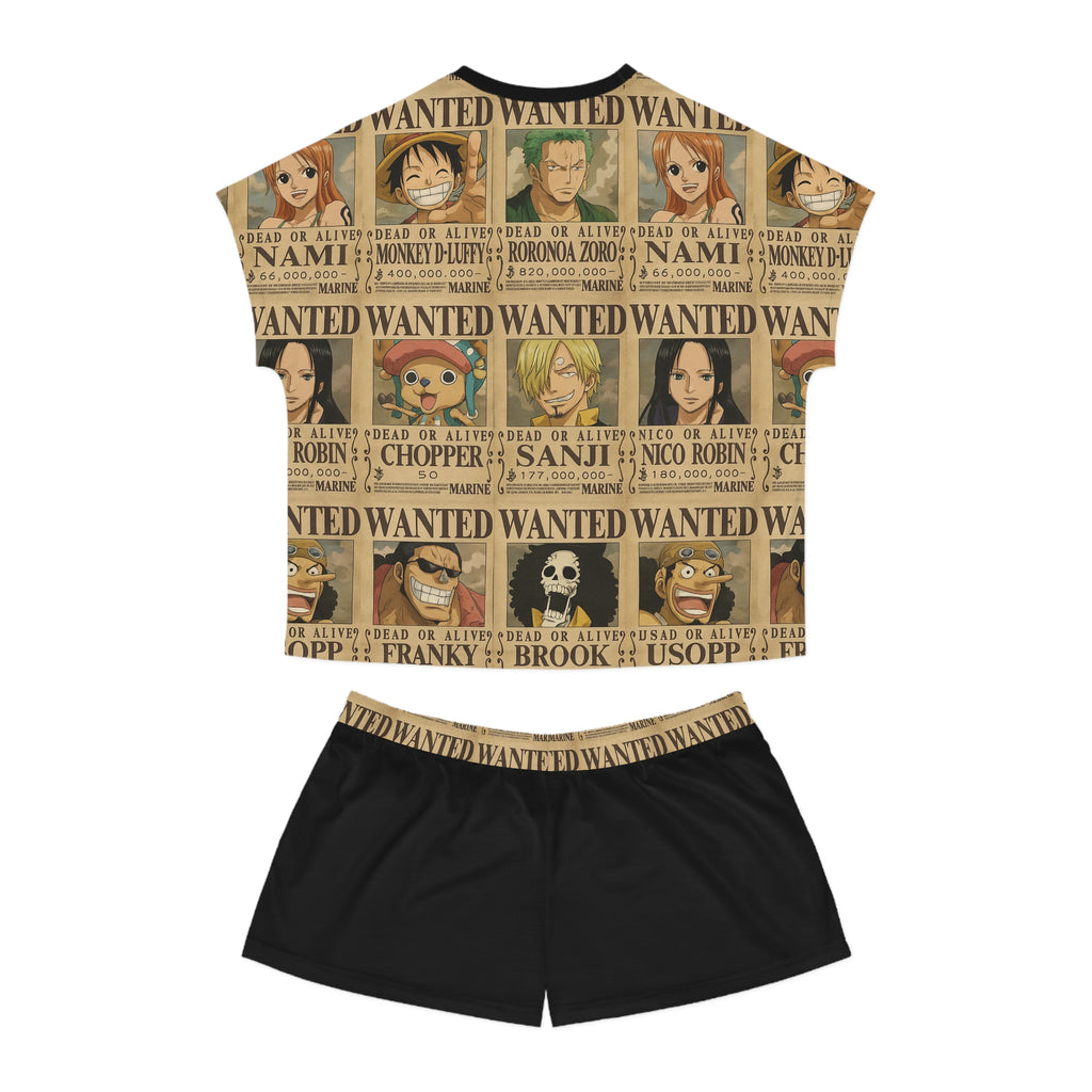 One Piece Women's Short Pajama Set