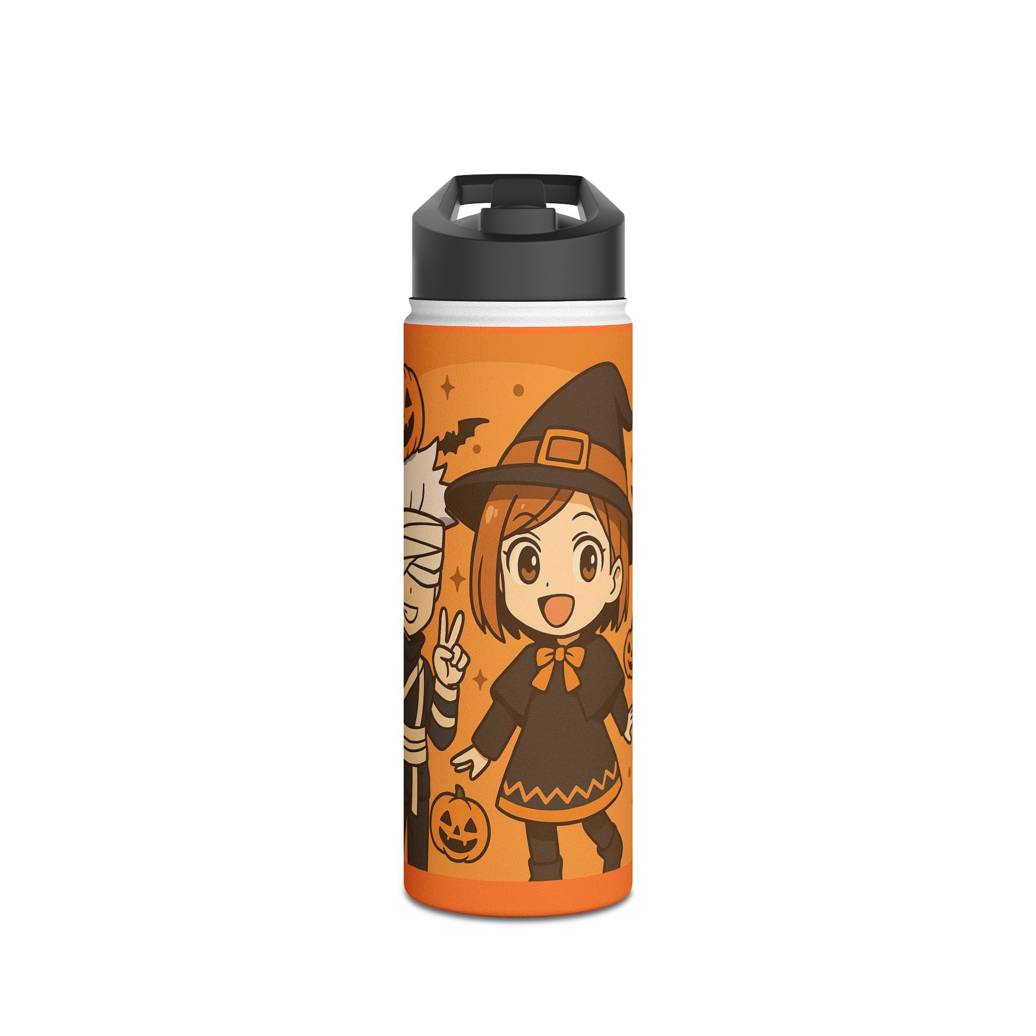 Jujutsu kaisen Anime Stainless Steel Water Bottle, Standard Lid