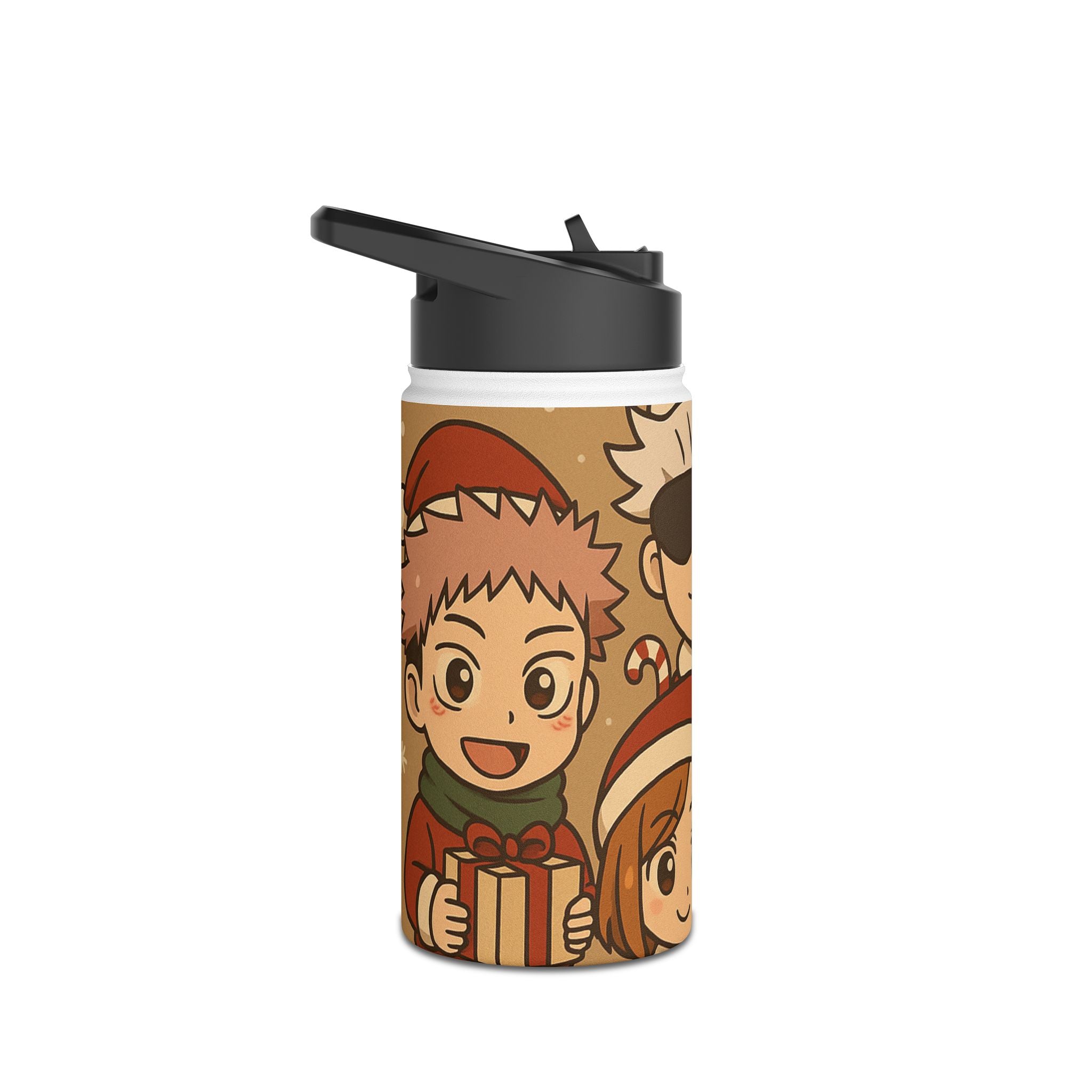 Jujutsu kaisen Anime Stainless Steel Water Bottle, Standard Lid