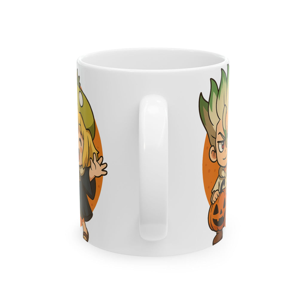 Dr Stone Anime Halloween Ceramic Mug, (11oz, 15oz)