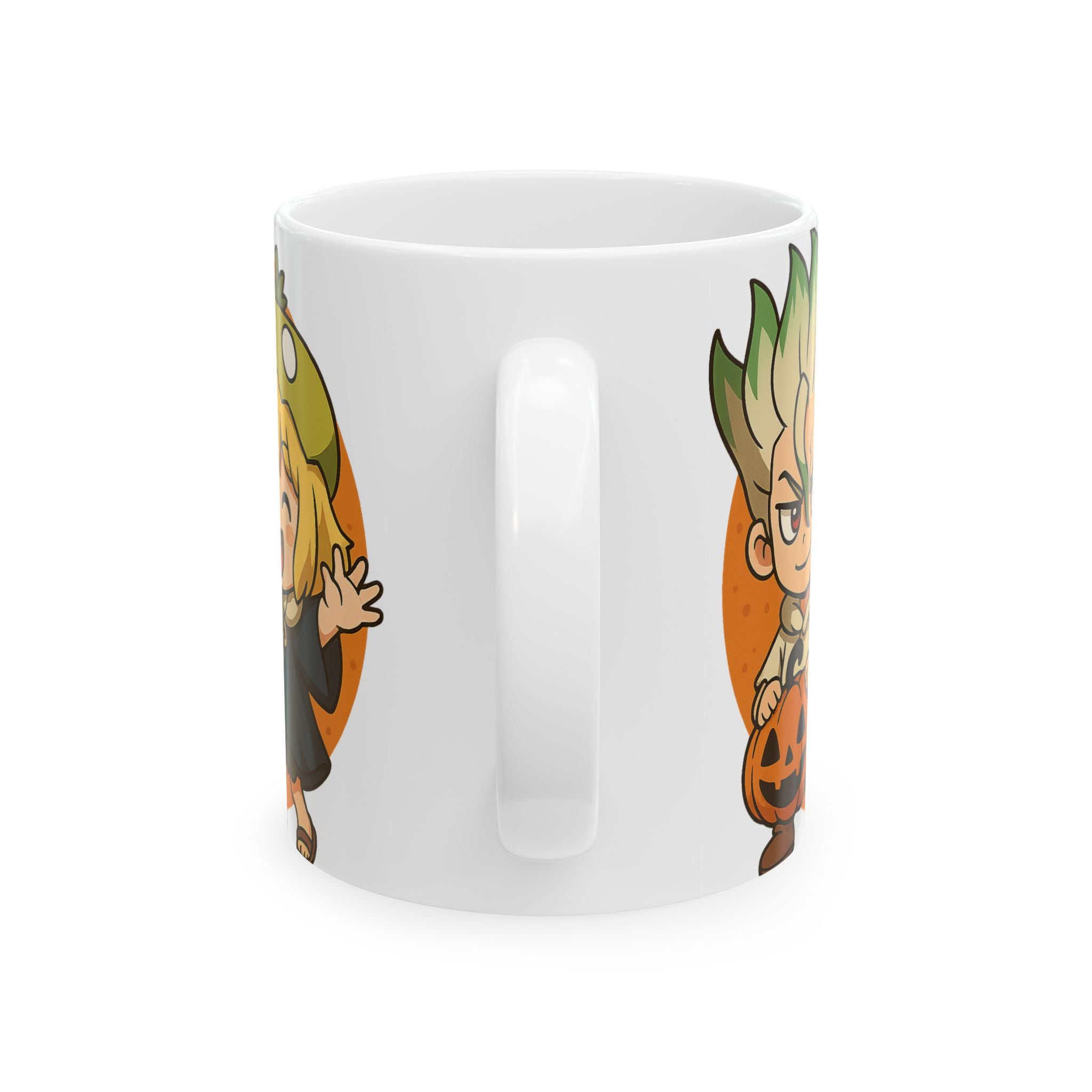 Dr Stone Anime Halloween Ceramic Mug, (11oz, 15oz)