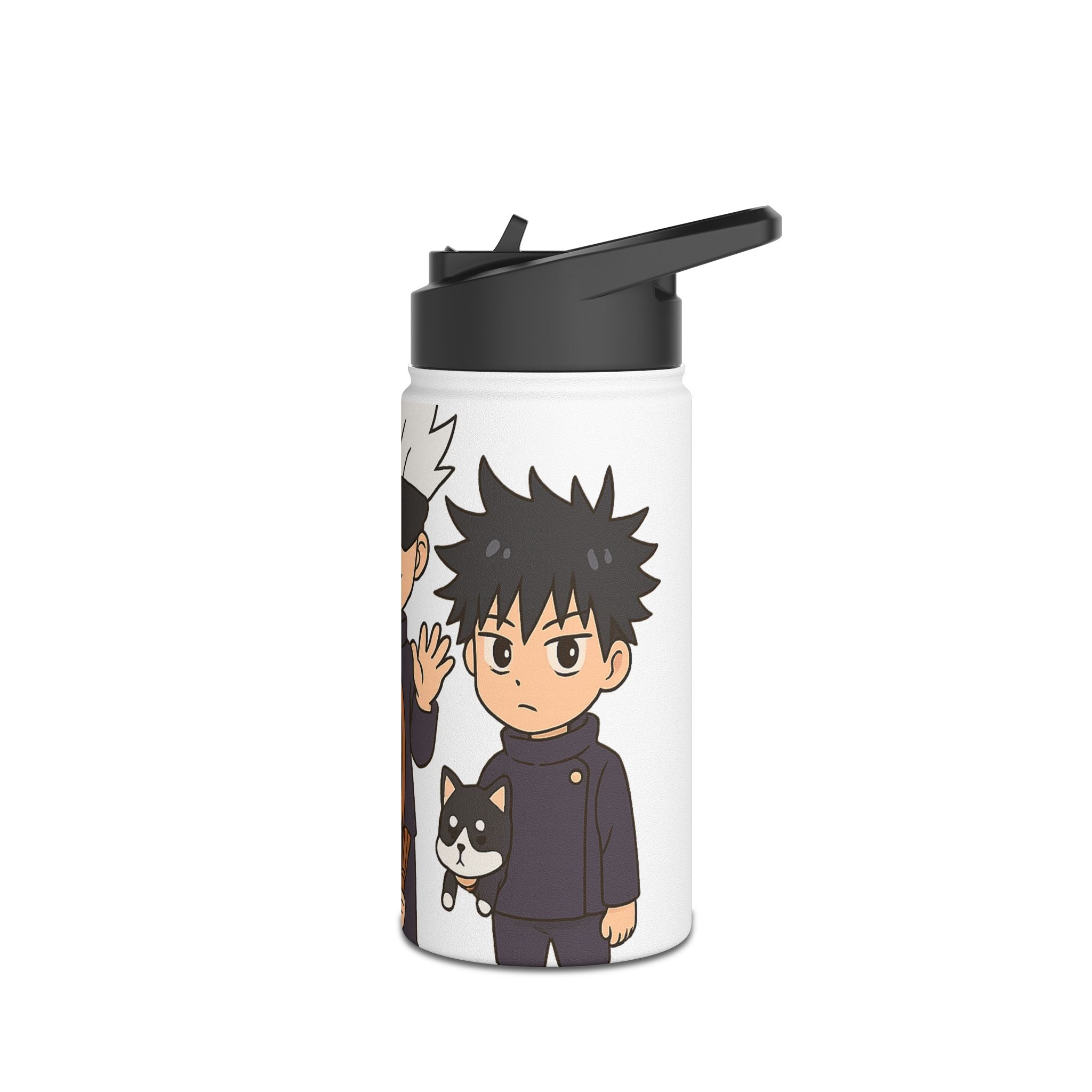 Jujutsu Kaisen Anime Stainless Steel Water Bottle, Standard Lid ( Solo Leveling)