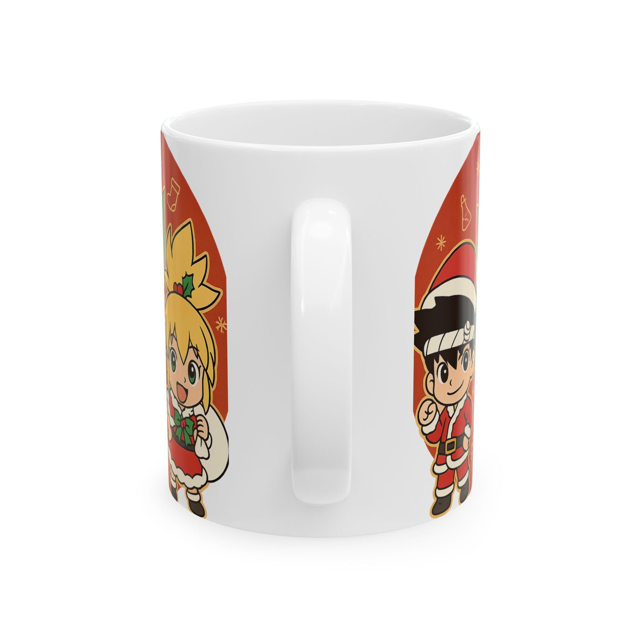 Dr Stone Anime Christmas Ceramic Mug, (11oz, 15oz)