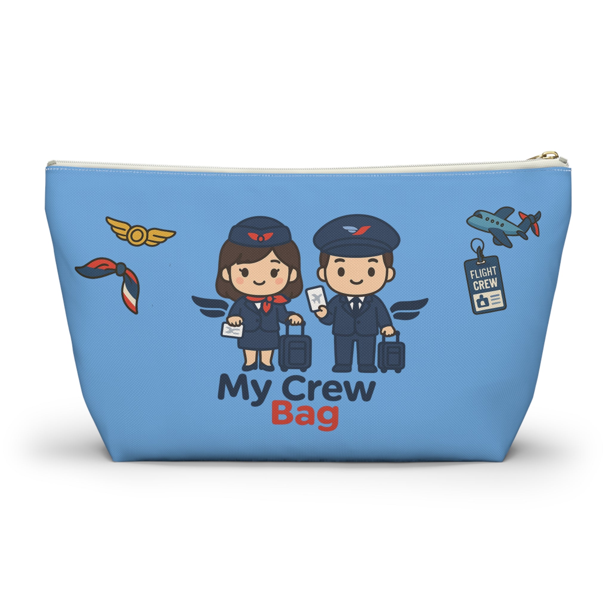 Flight Crew Accessory Pouch w T-bottom
