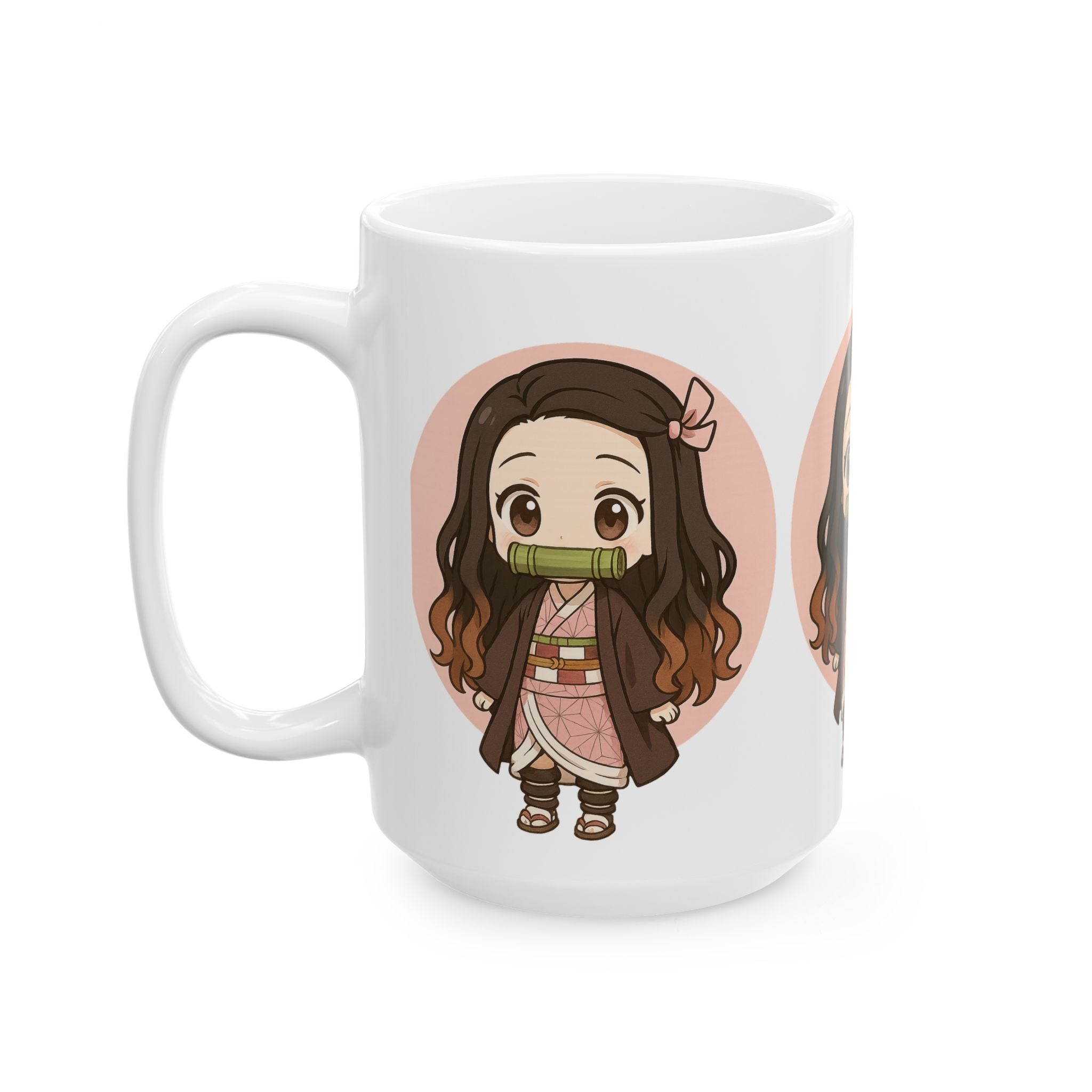 Demon Slayer Ceramic Mug, (11oz, 15oz)