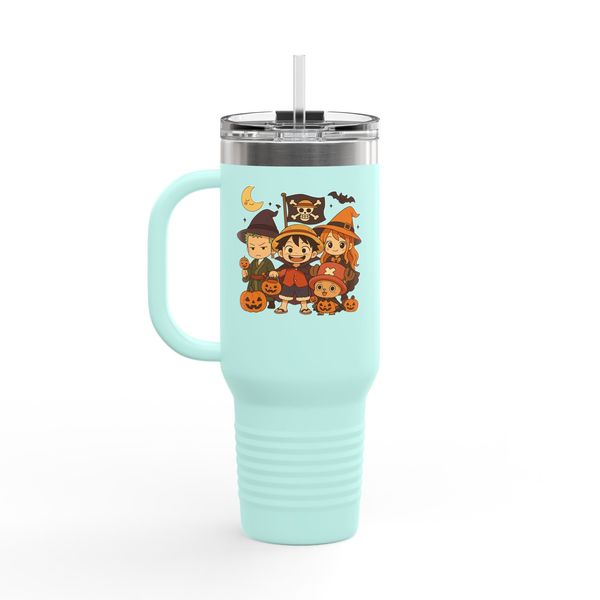 Anime one Piece Halloween Insulated Travel Mug, 40oz
