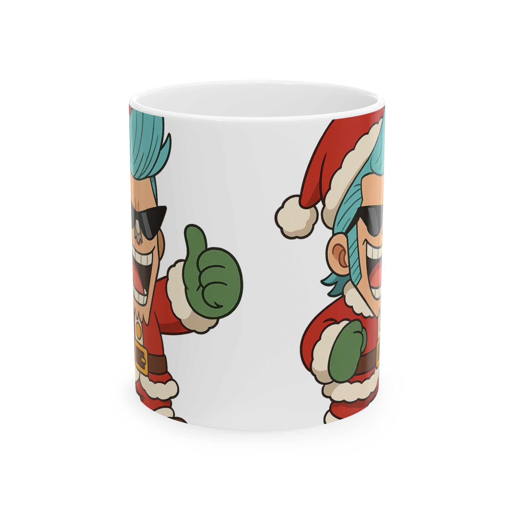 Christmas Franky Anime Ceramic Mug, (11oz, 15oz)