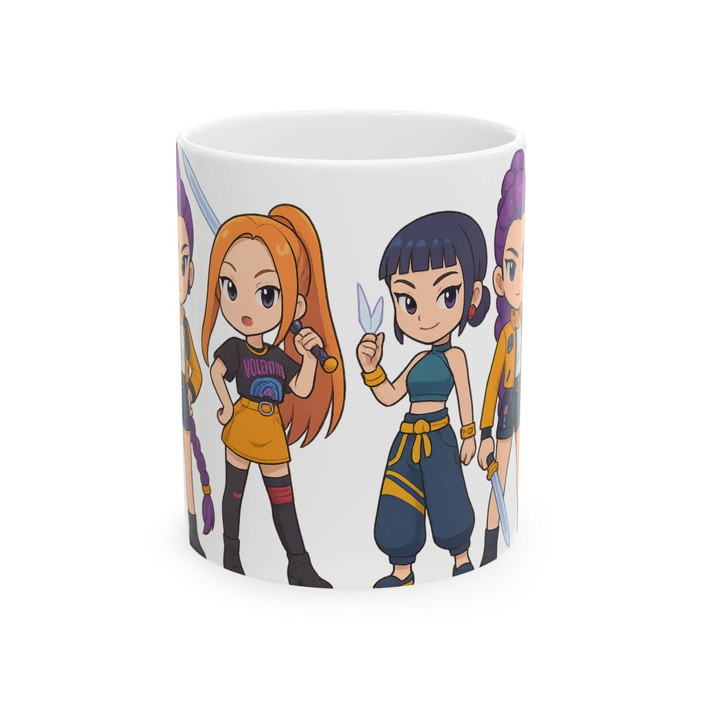 Kpop Demon hunters Ceramic Mug, (11oz, 15oz)
