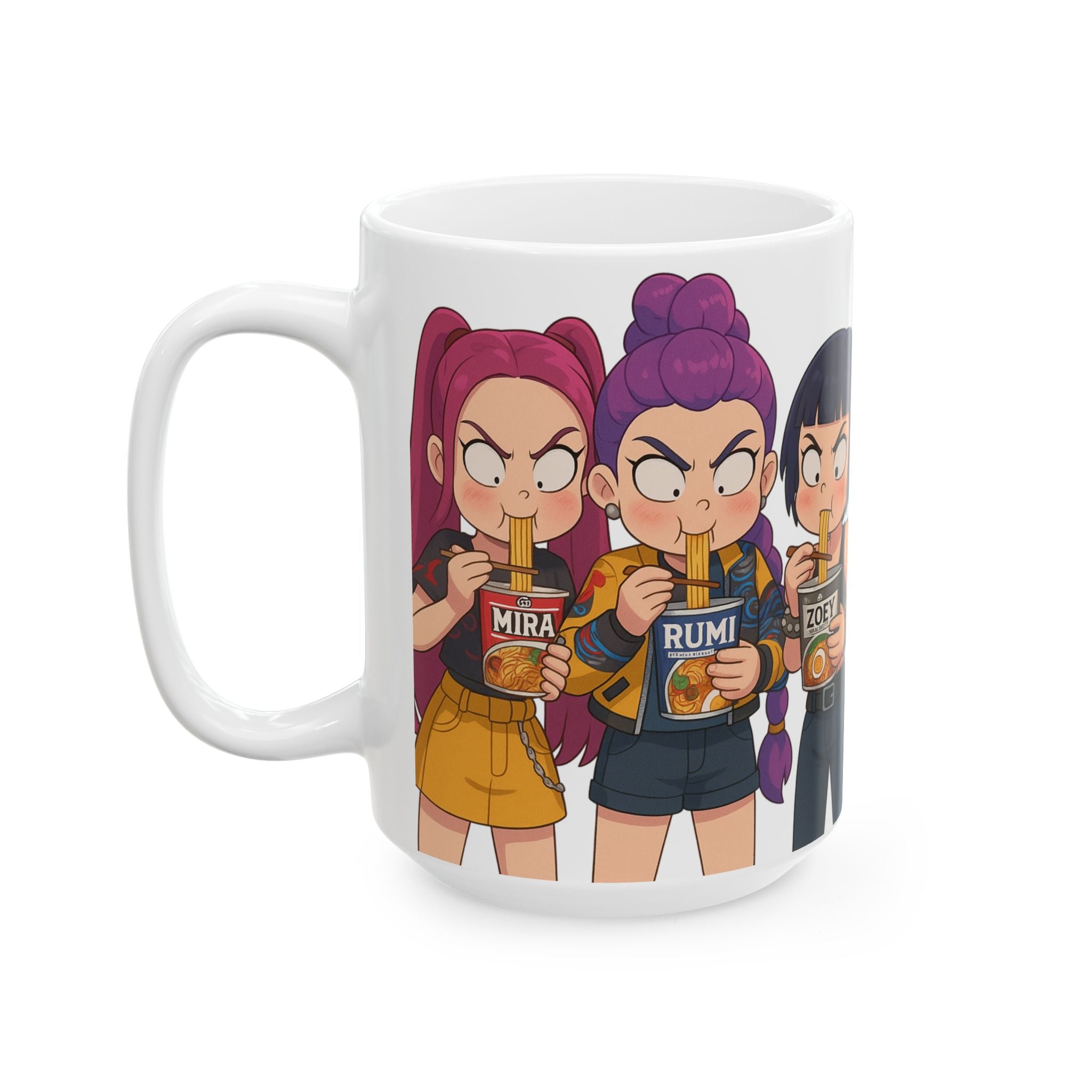 Kpop Hunter Anime Ceramic Mug, (11oz, 15oz)