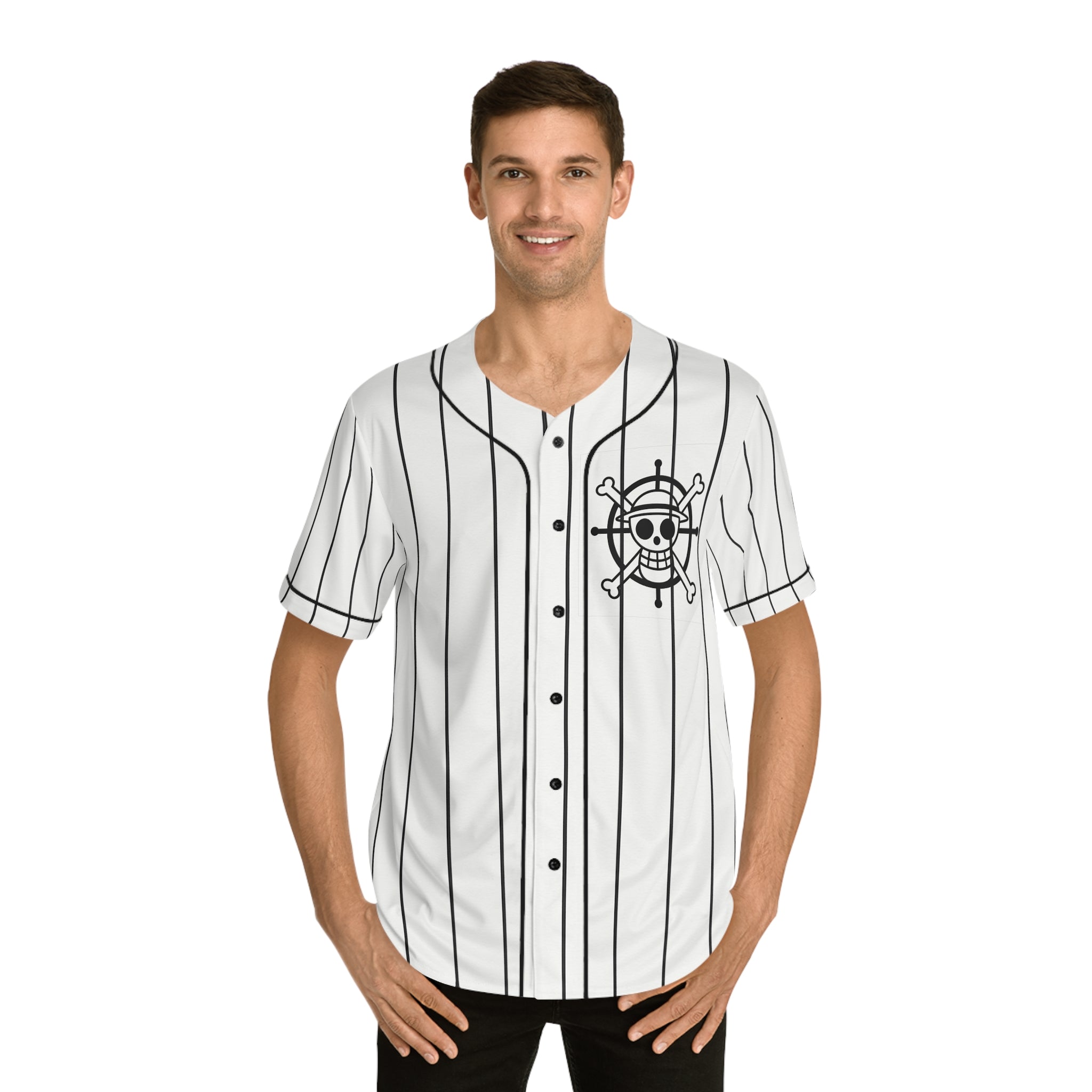 Straw Hat Baseball Jersey, Sport Shirt, Japanese Baseball Top