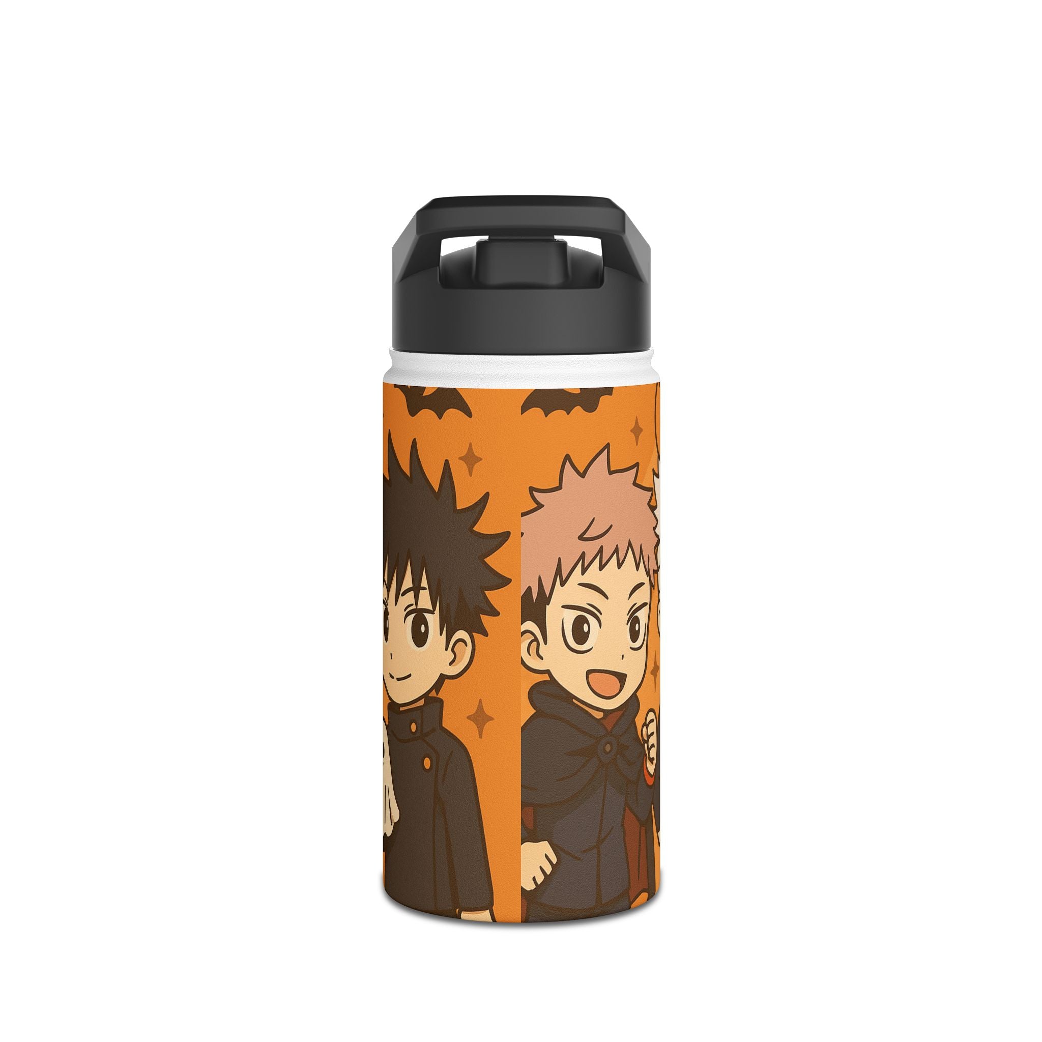 Jujutsu kaisen Anime Stainless Steel Water Bottle, Standard Lid