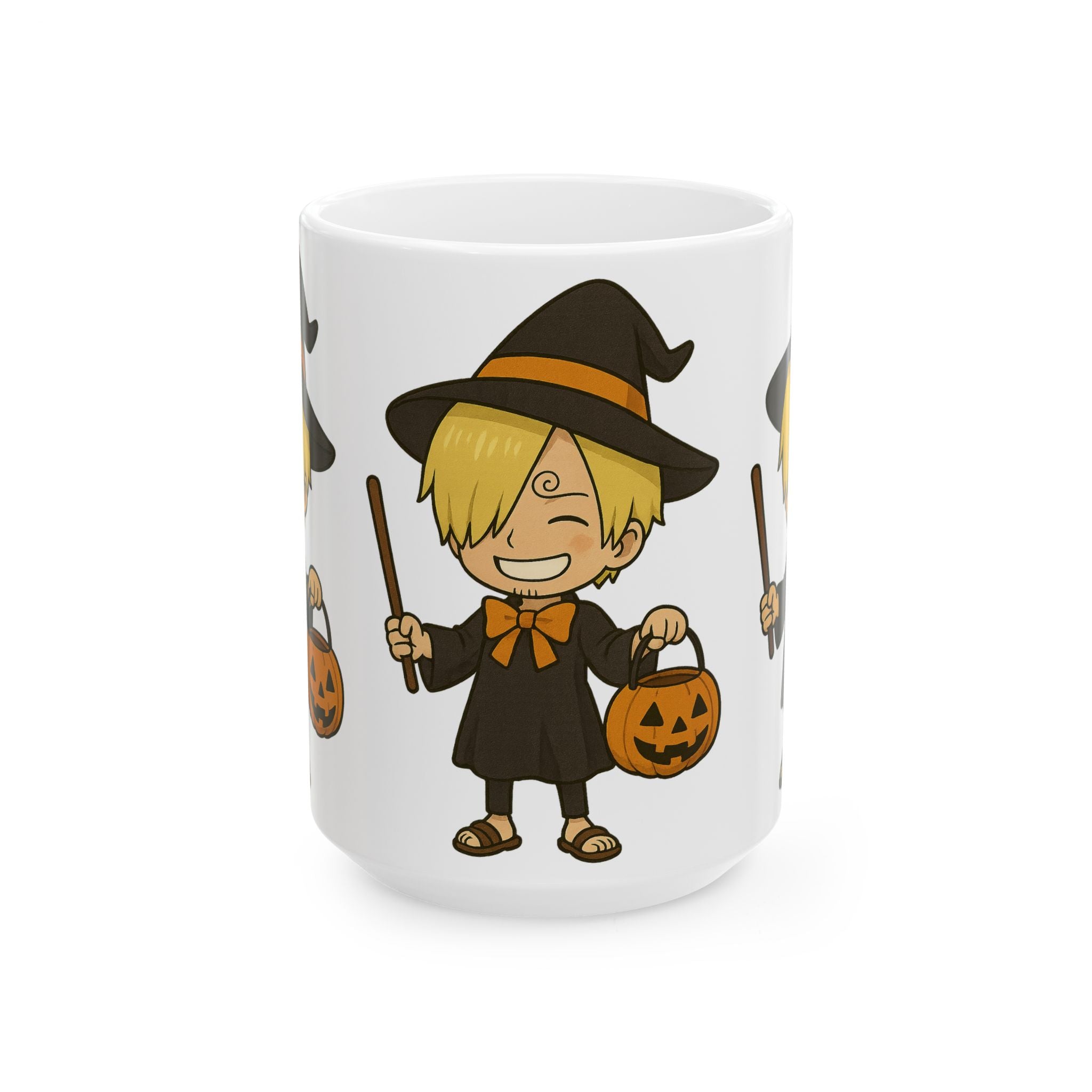 Halloween Sanji Anime Ceramic Mug, (11oz, 15oz)