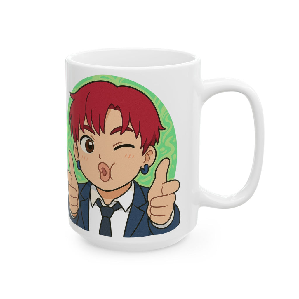 Dandadan Anime Ceramic Mug, (11oz, 15oz)