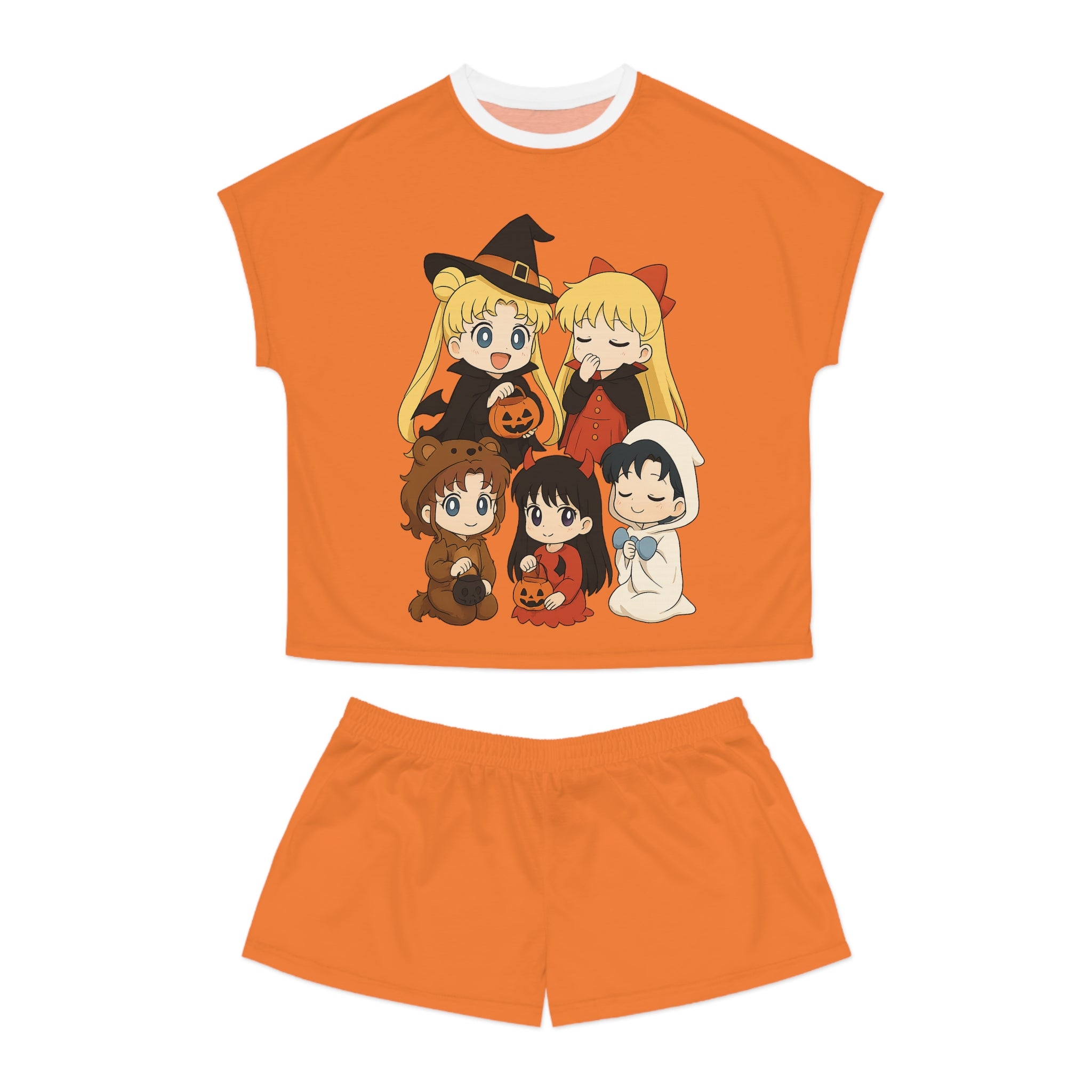 Sailor Moon Halloween Women's Short Pajama Set