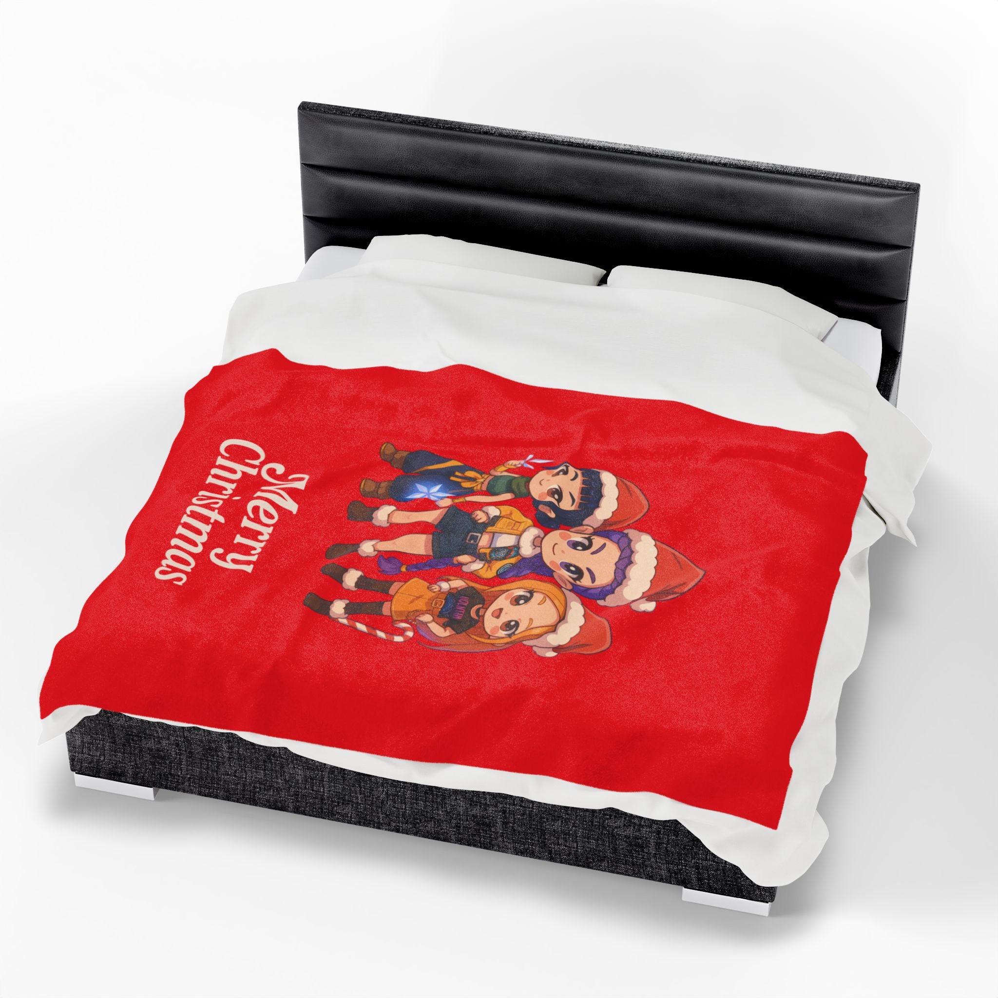 Kpop Demon Hunter Christmas Velveteen Plush Blanket