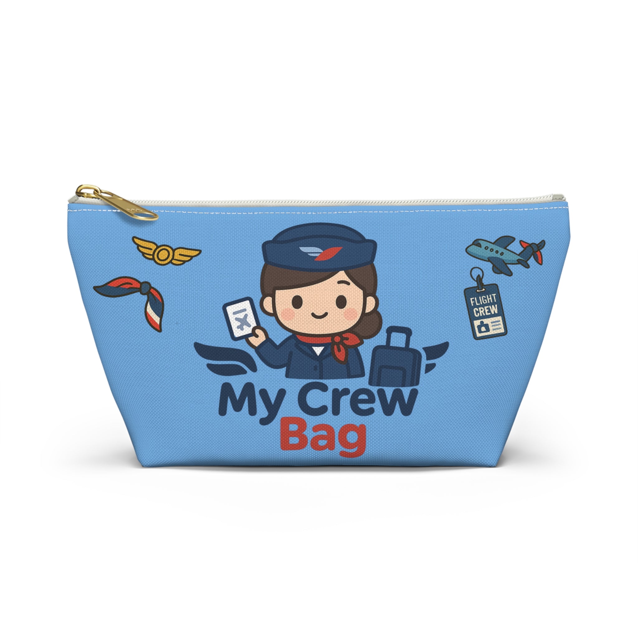 Flight Crew Accessory Pouch w T-bottom