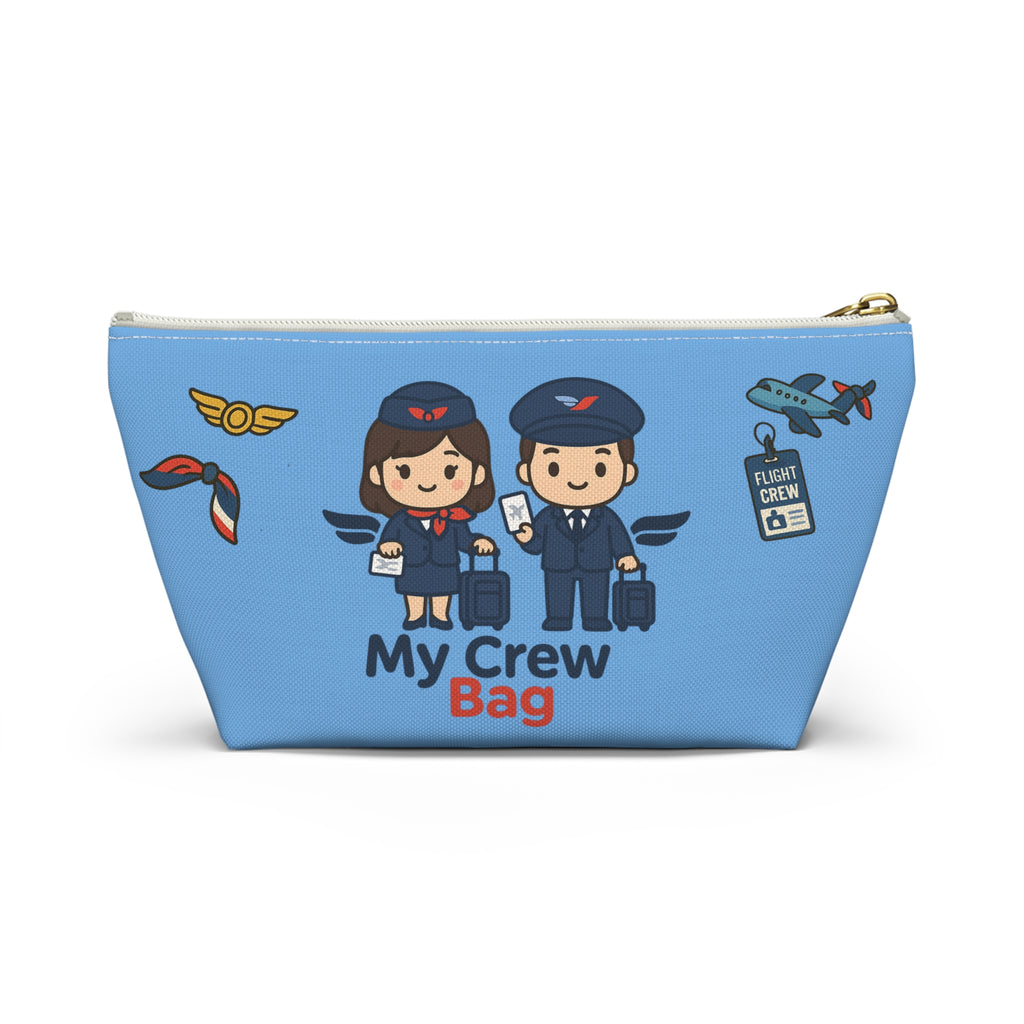 Flight Crew Accessory Pouch w T-bottom