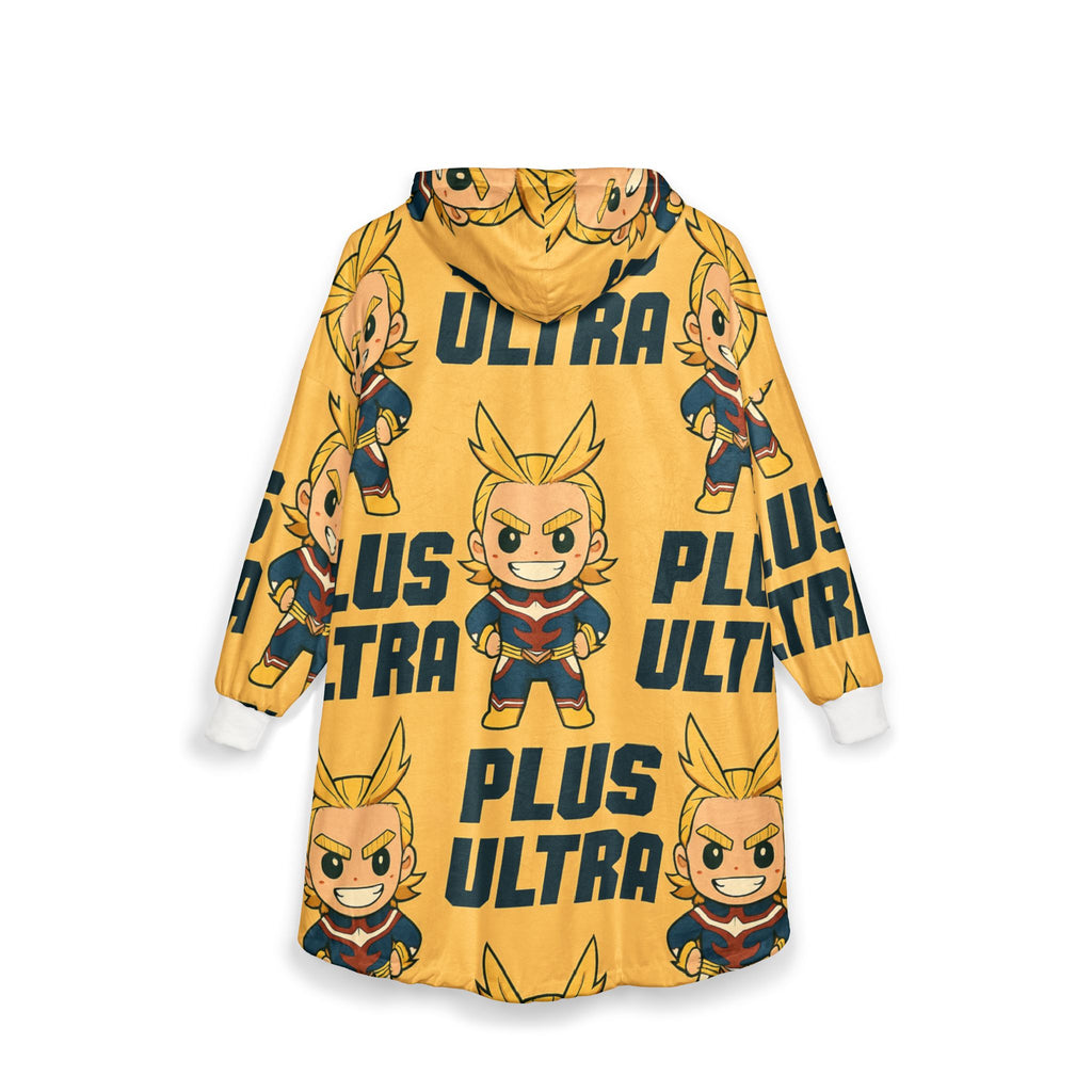All Might Hooded Blanket, Japanese Style Wearable Blanket