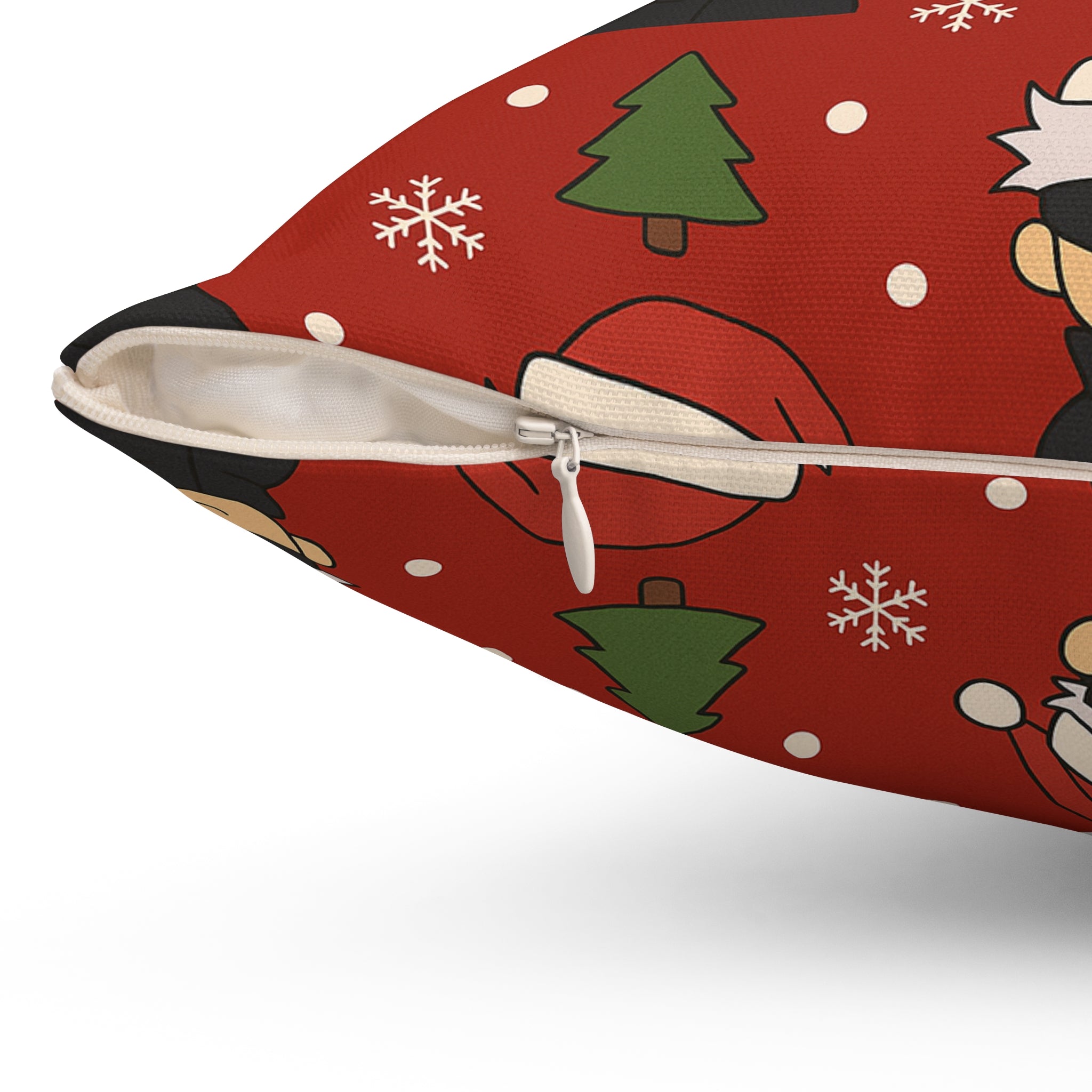Gojo Christmas Spun Polyester Square Pillow