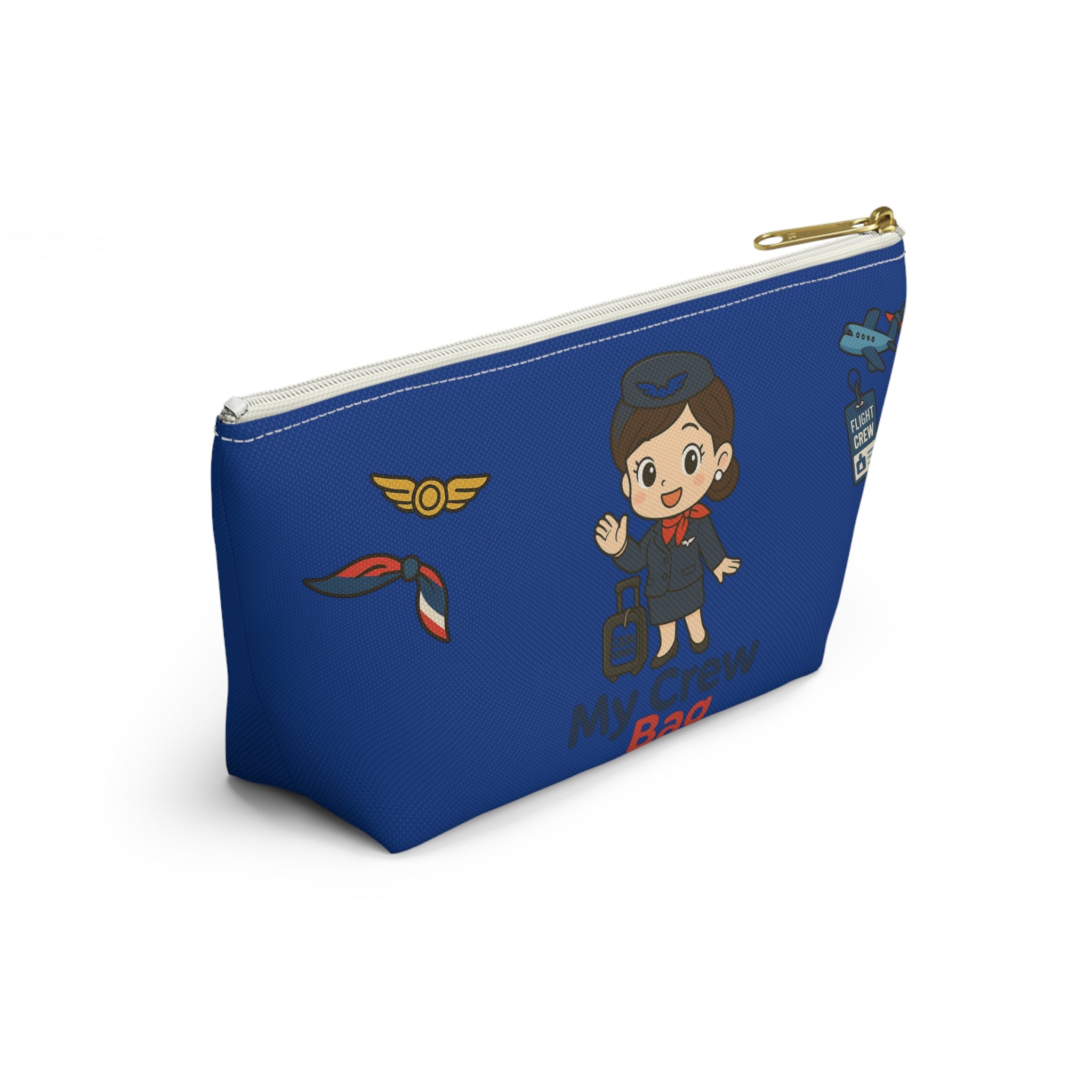 Flight Crew Accessory Pouch w T-bottom