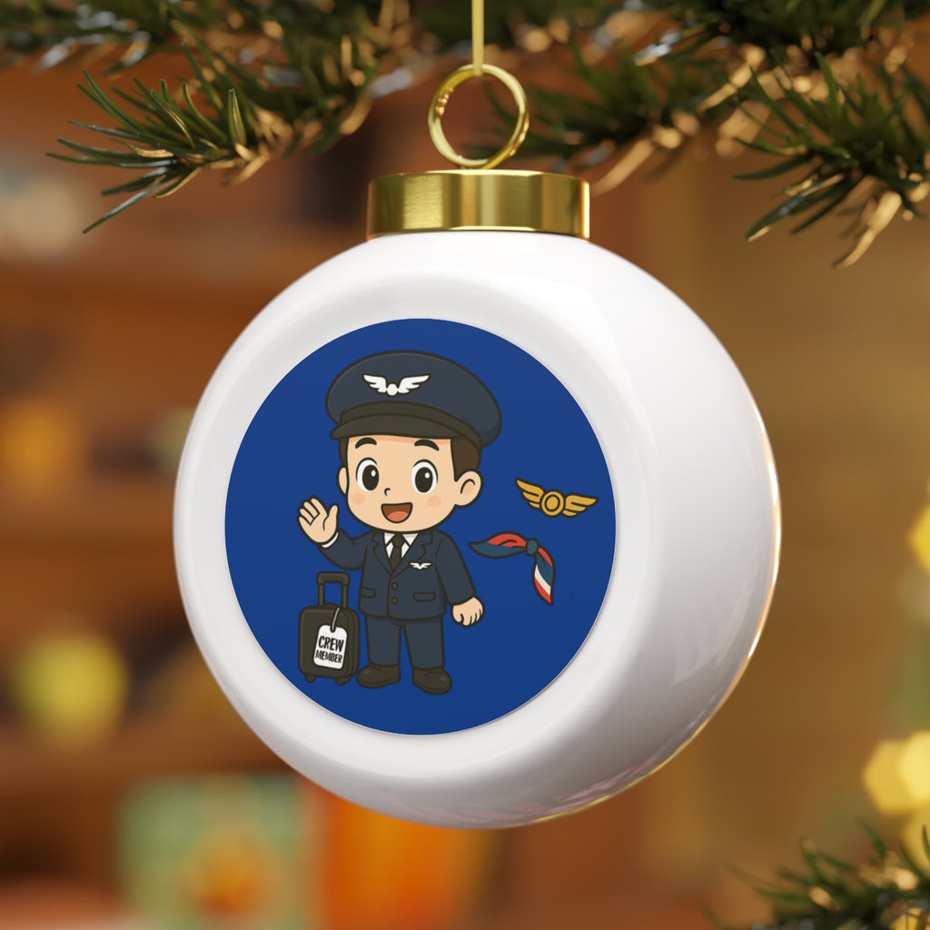 Flight  Crew Ball Ornament