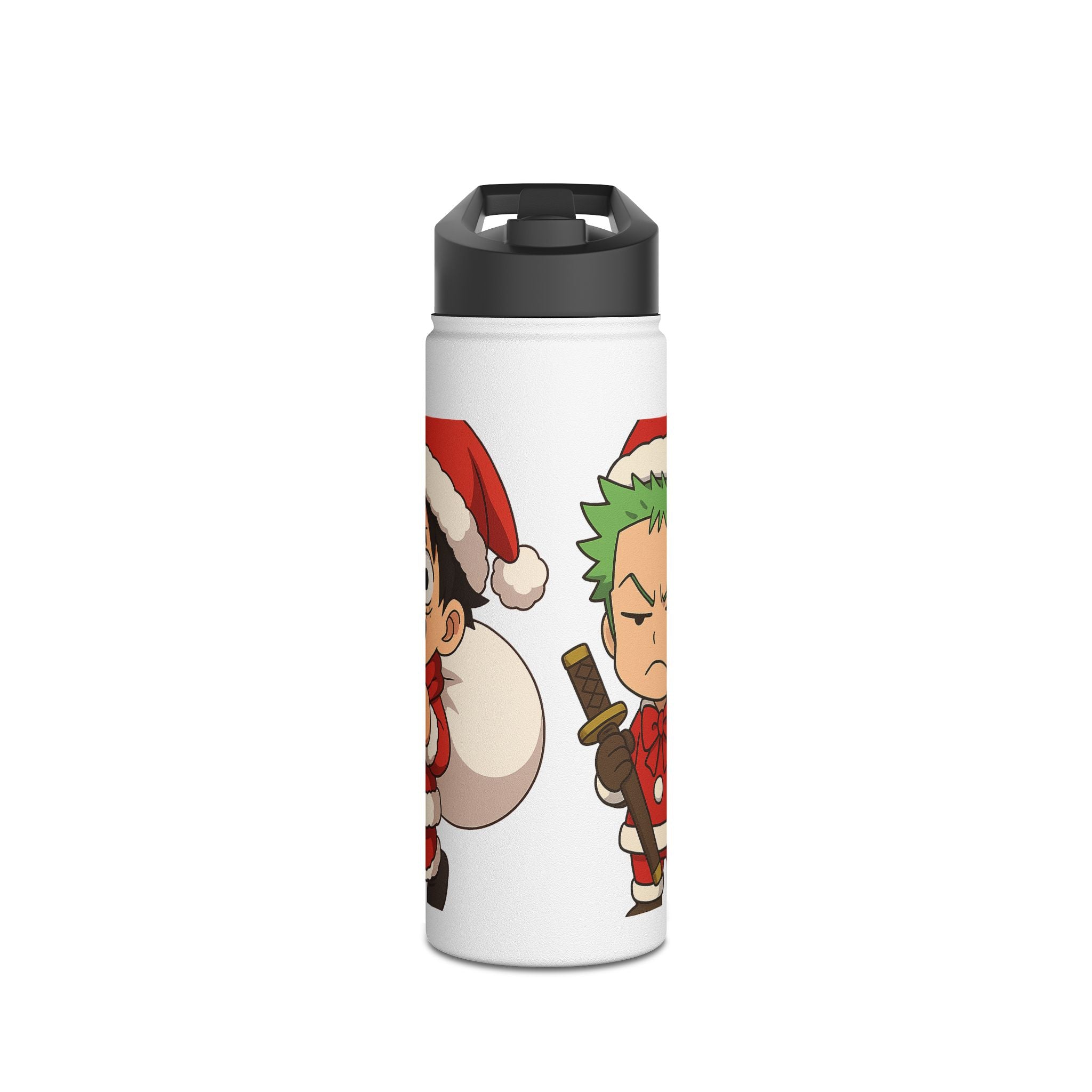 One Piece Anime Stainless Steel Water Bottle, Standard Lid ( Solo Leveling)