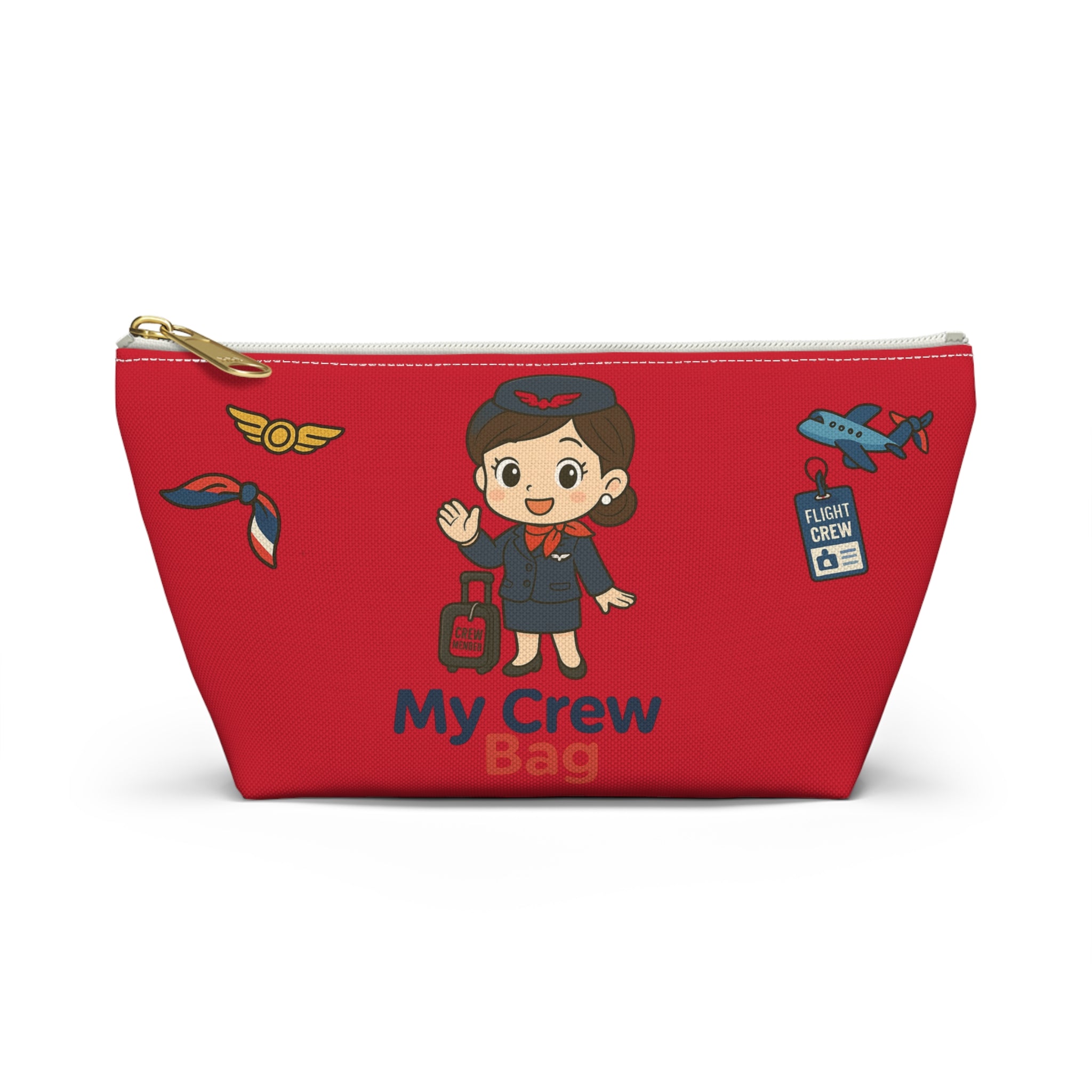 Flight Crew Accessory Pouch w T-bottom