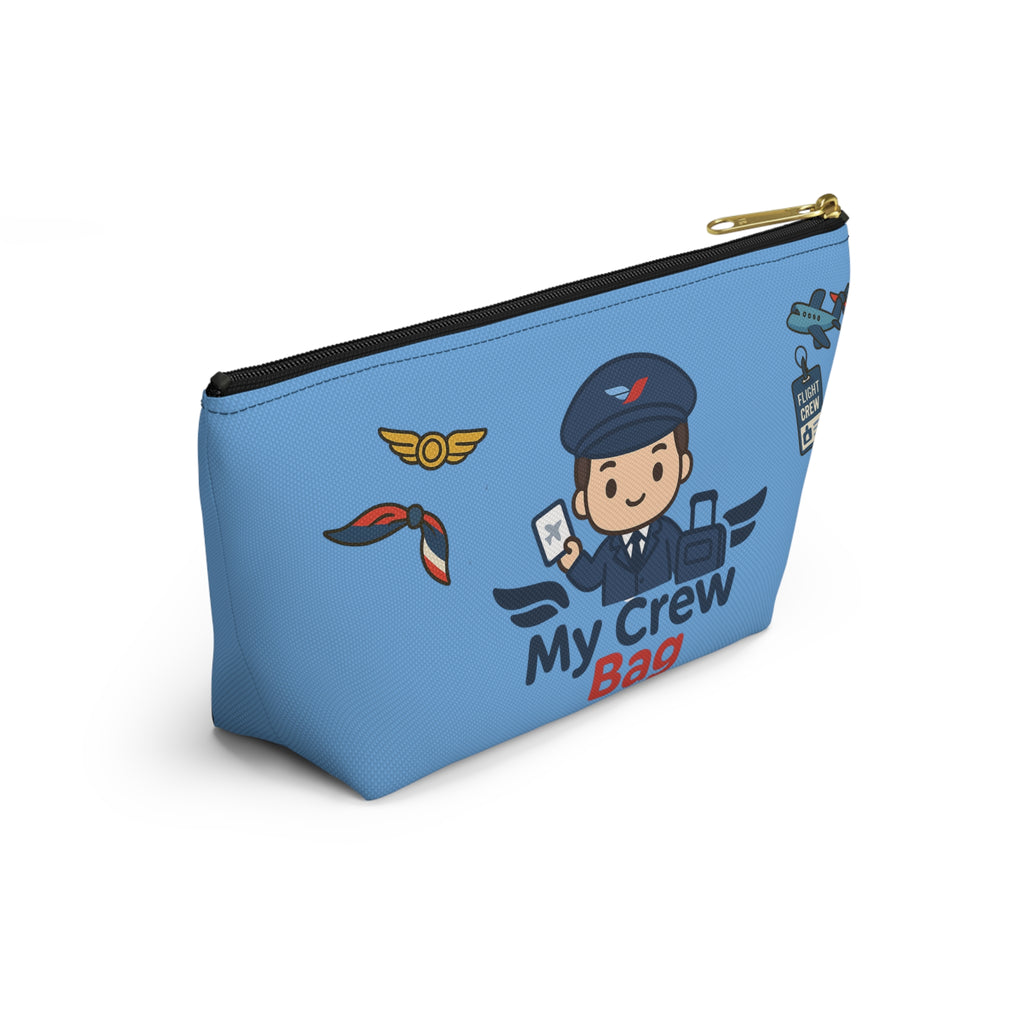 Flight Crew Accessory Pouch w T-bottom
