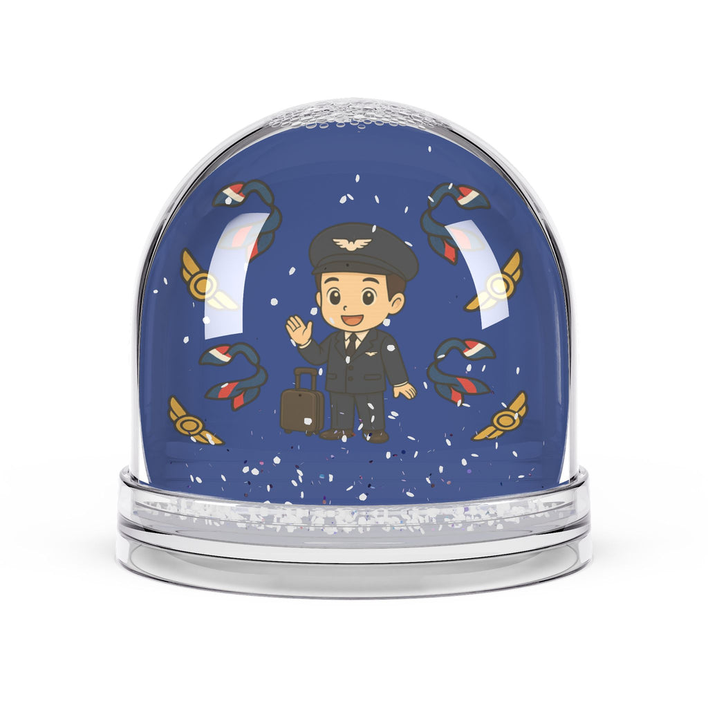 Flight Crew Snow Globe