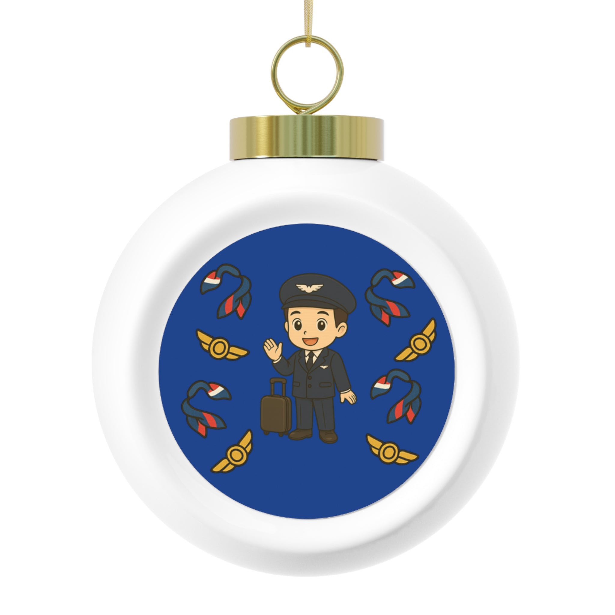 Flight  Crew Ball Ornament