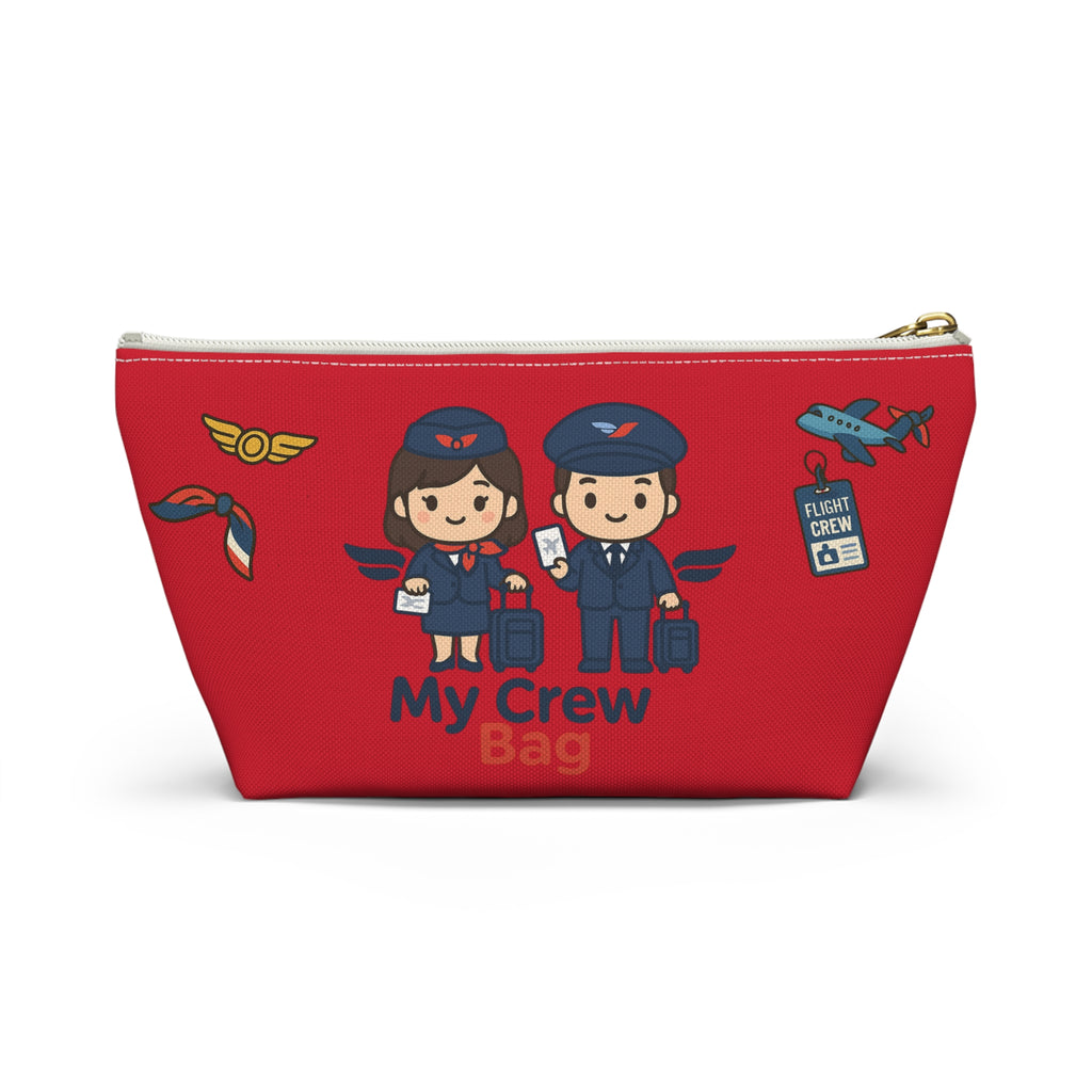 Flight Crew Accessory Pouch w T-bottom