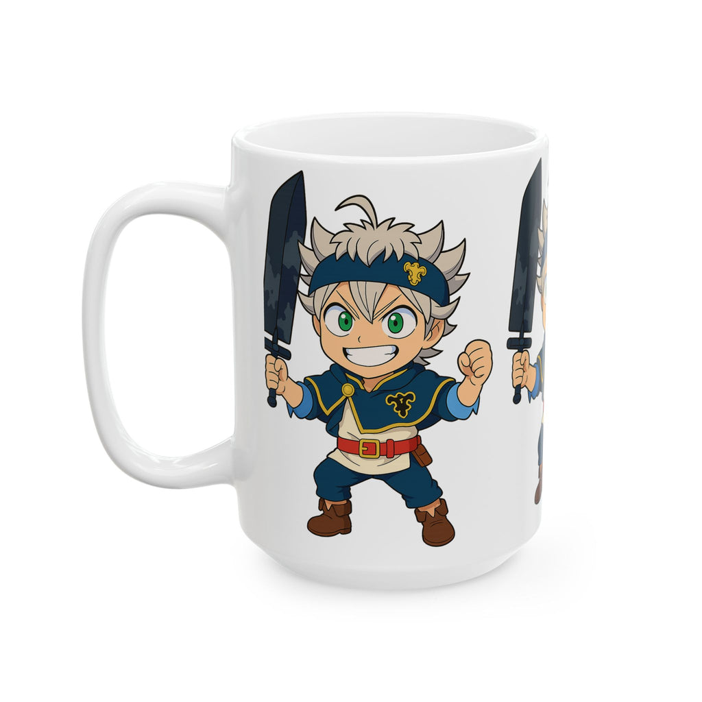 Black Clover Anime Ceramic Mug, (11oz, 15oz)