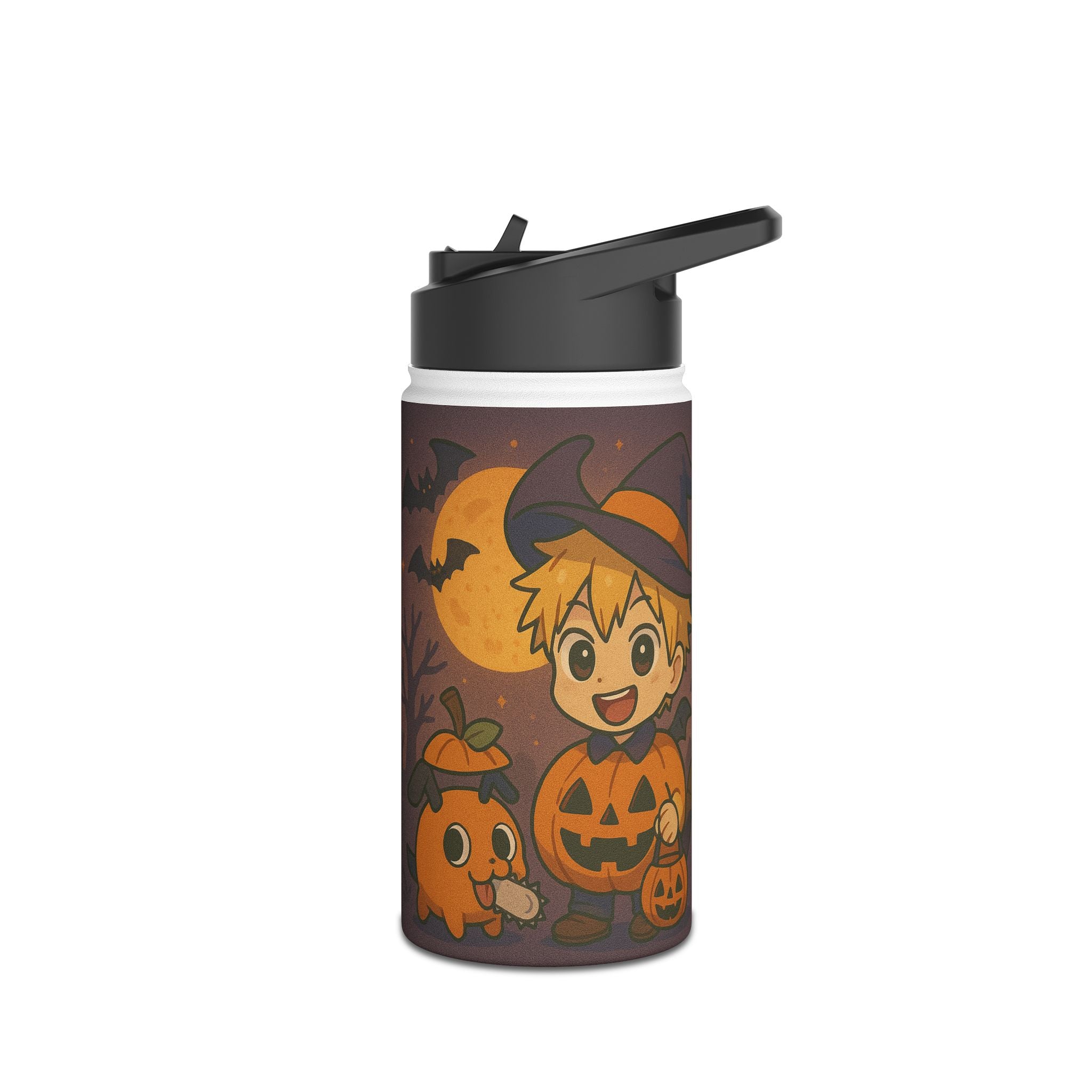 Anime Stainless Steel Water Bottle, Standard Lid