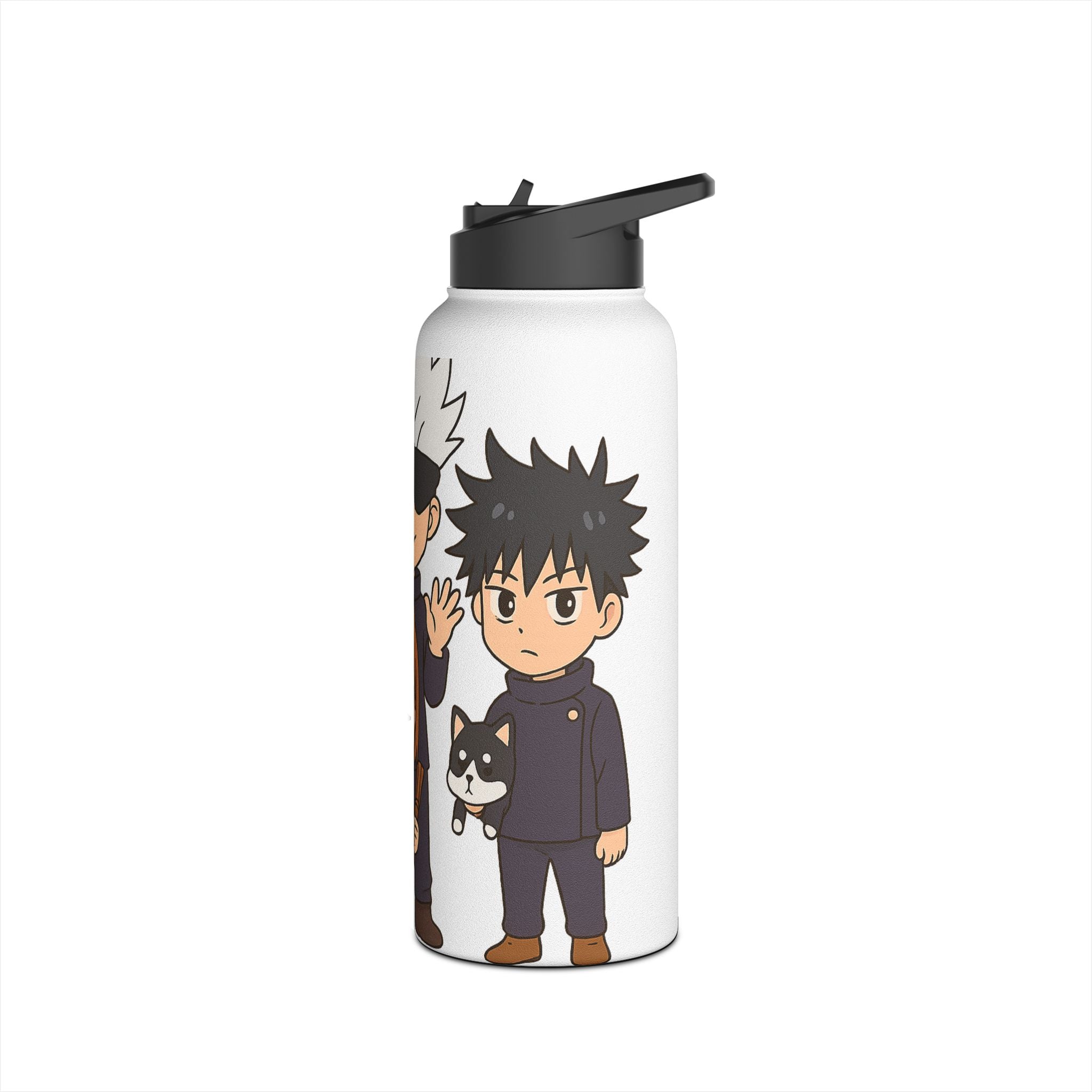 Jujutsu Kaisen Anime Stainless Steel Water Bottle, Standard Lid ( Solo Leveling)