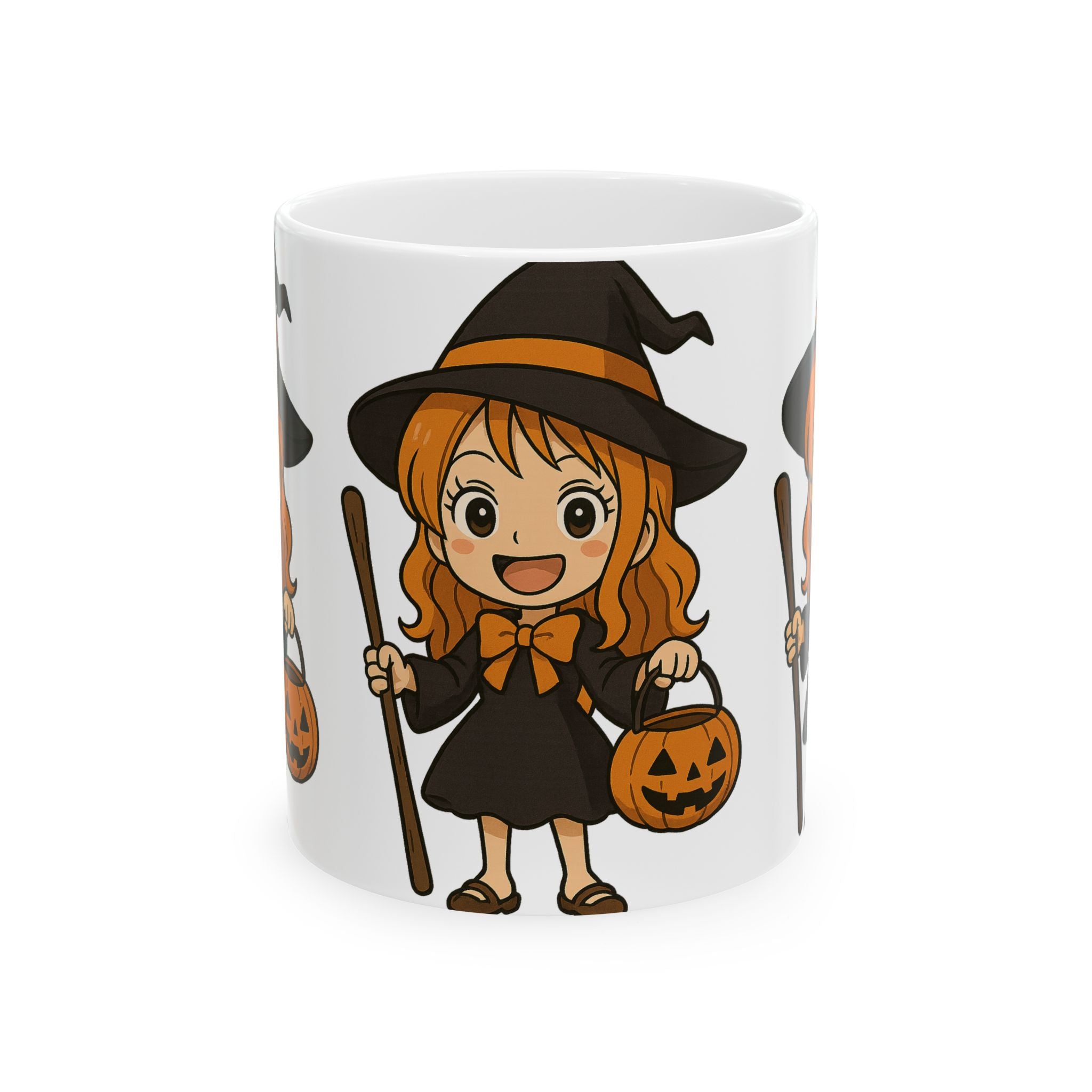 Halloween Nami Anime Ceramic Mug, (11oz, 15oz)
