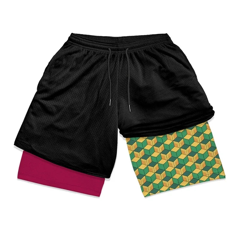 Giyu Quick Dry Double Shorts