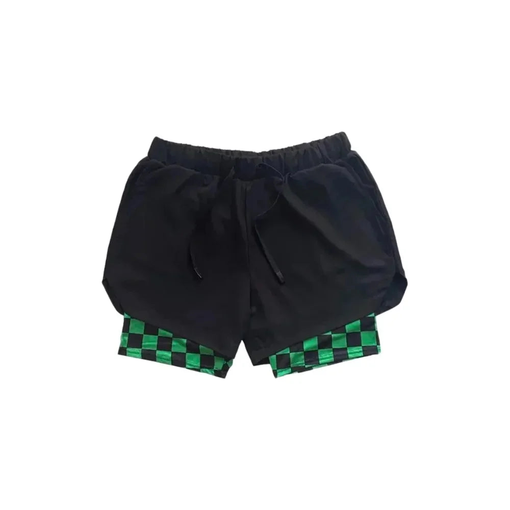 Tanjiro Quick Dry Double Shorts